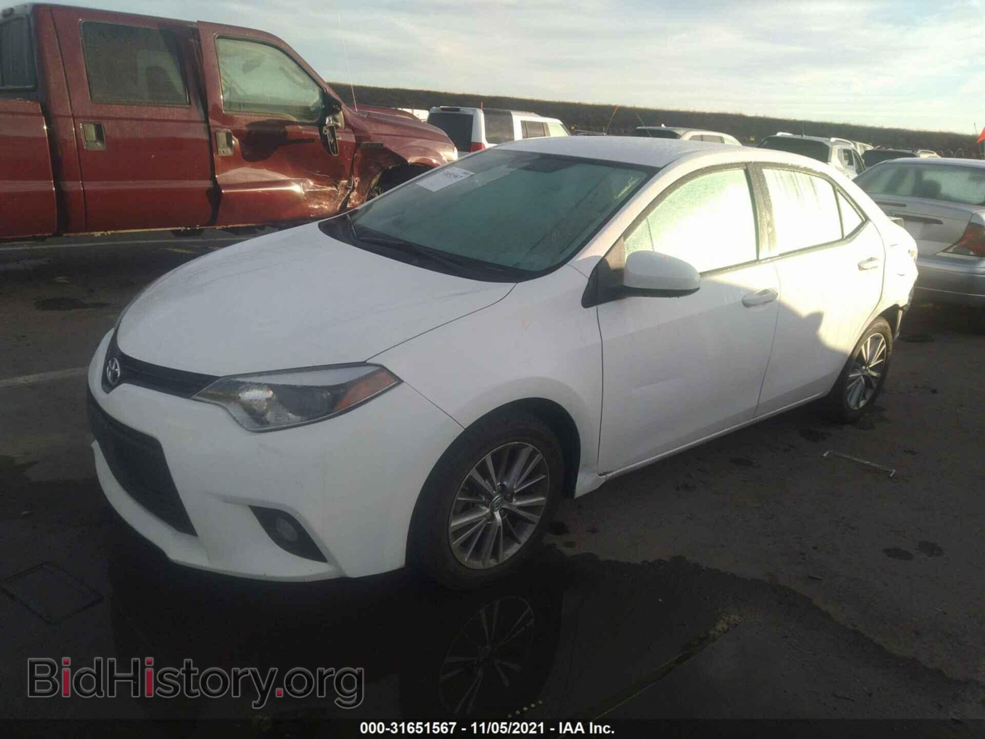 2014 TOYOTA COROLLA - VIN: 5YFBURHE0EP083668 - Фото 2