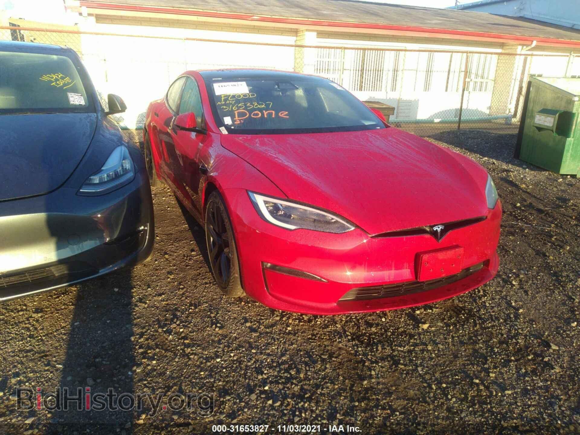 Photo 5YJSA1E60MF439361 - TESLA MODEL S 2021