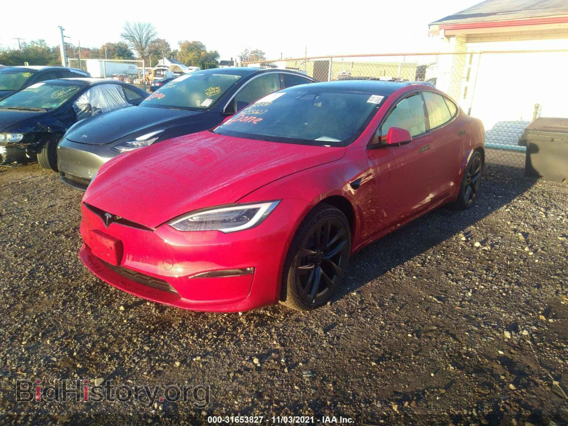2021 TESLA MODEL S - VIN: 5YJSA1E60MF439361 - Photo 2