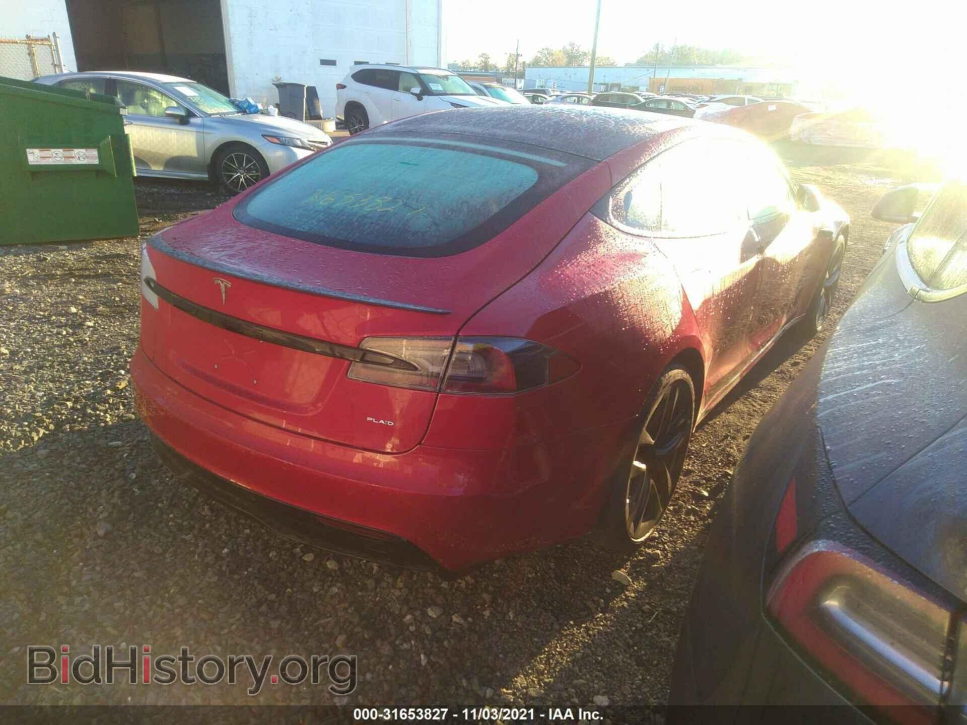 2021 TESLA MODEL S - VIN: 5YJSA1E60MF439361 - Photo 4