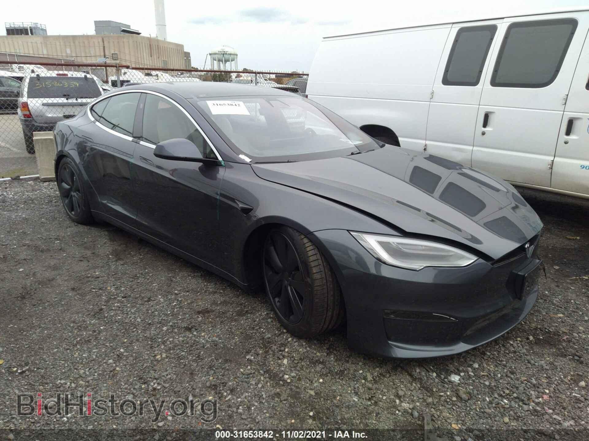Photo 5YJSA1E67MF439082 - TESLA MODEL S 2021