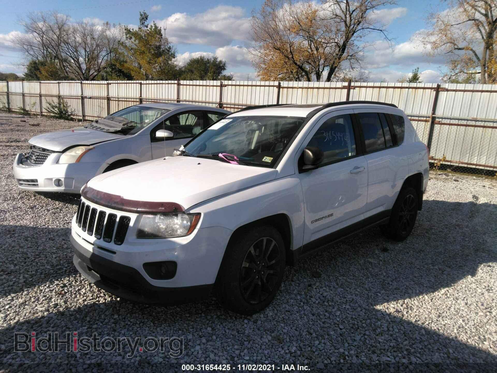 2012 JEEP COMPASS - VIN: 1C4NJDEB5CD676509 - Фото 2
