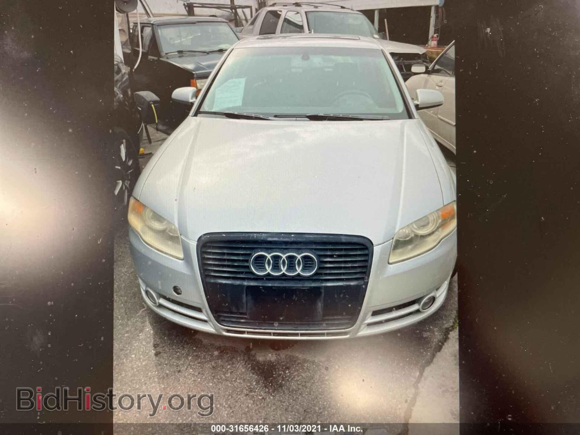 2007 AUDI A4 - VIN: WAUAF78E67A037194 - Фото 2