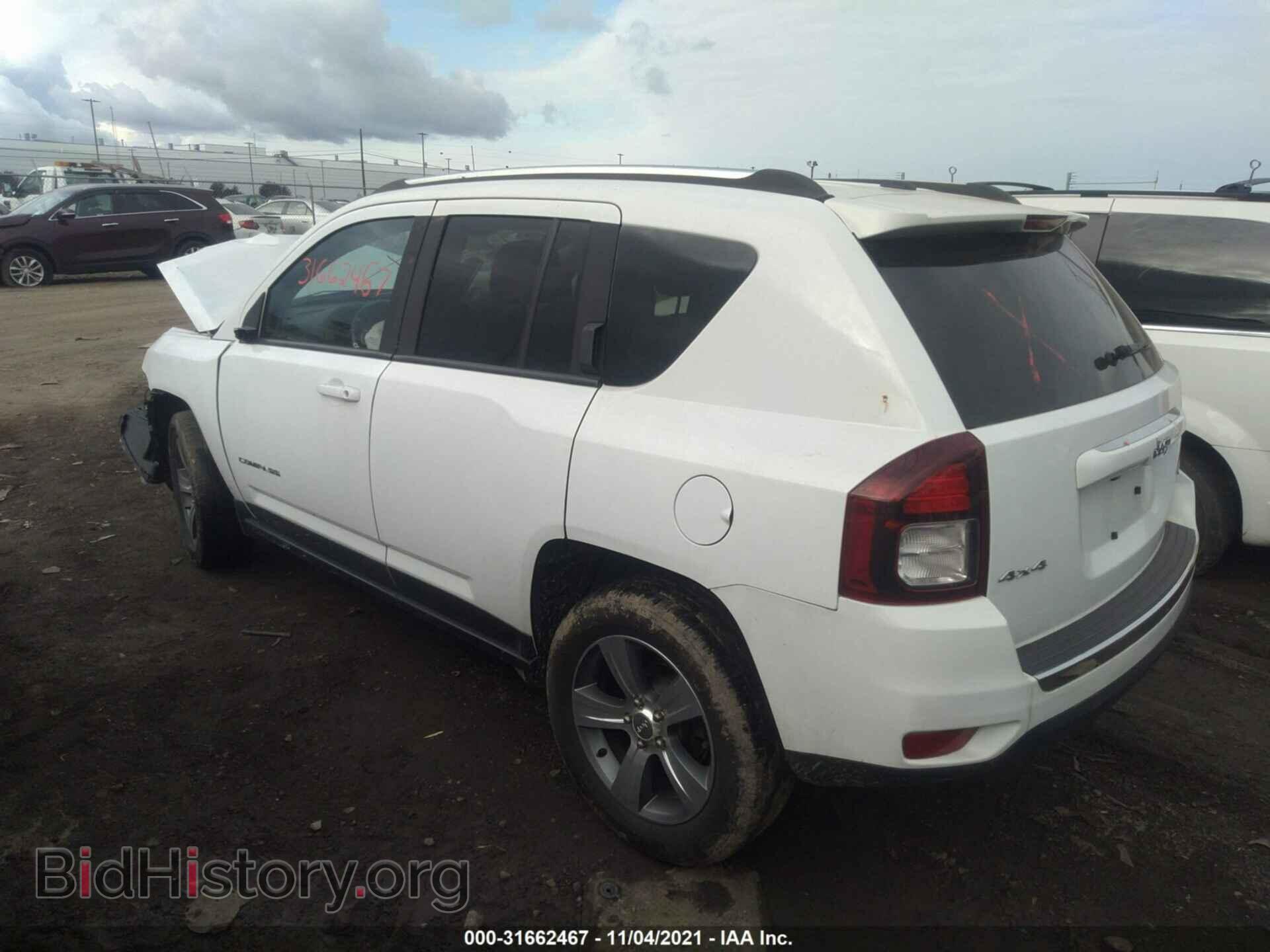 2016 JEEP COMPASS - VIN: 1C4NJDEB1GD696357 - Фото 3