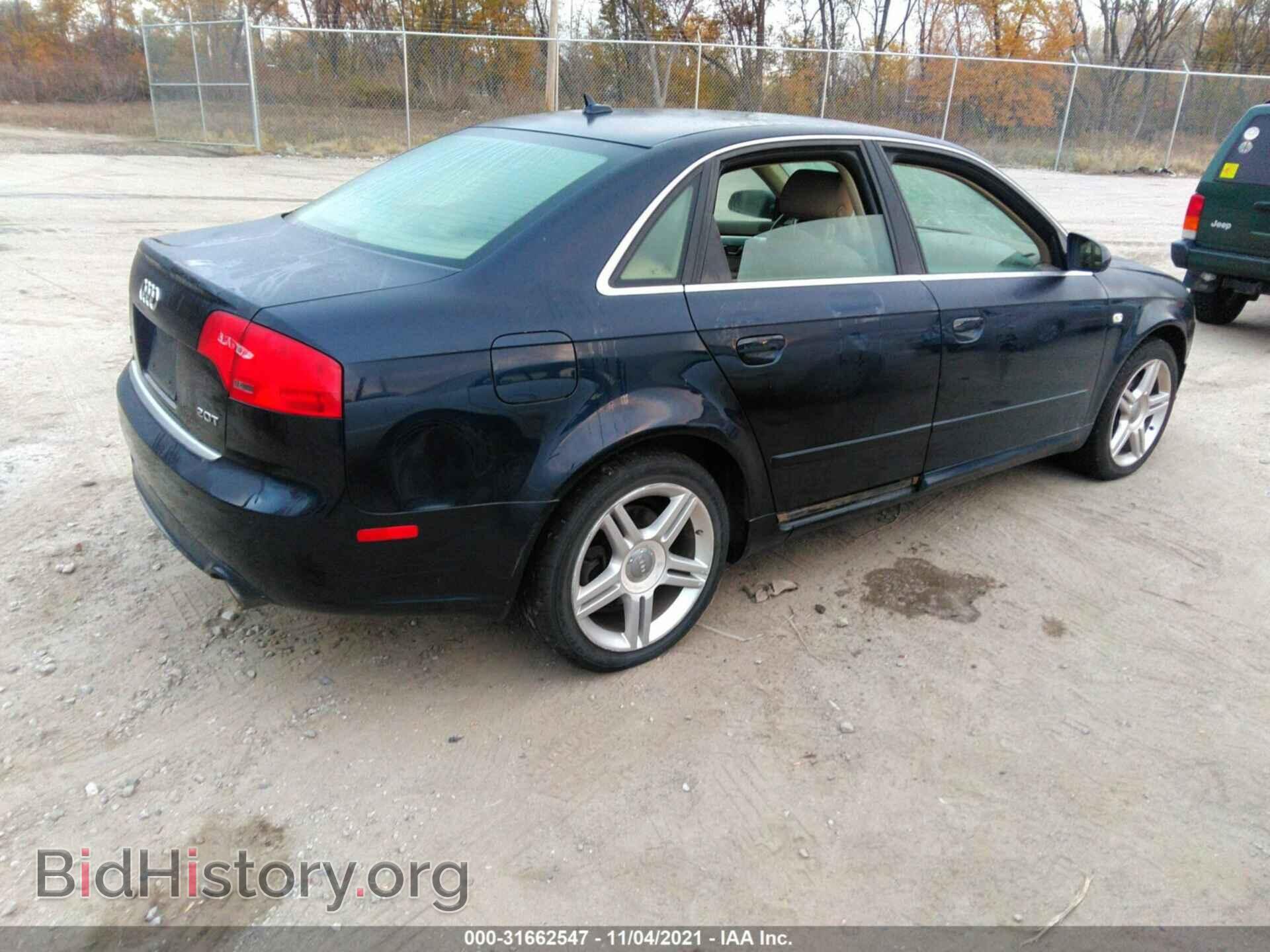 2008 AUDI A4 - VIN: WAUAF78EX8A051620 - Фото 4