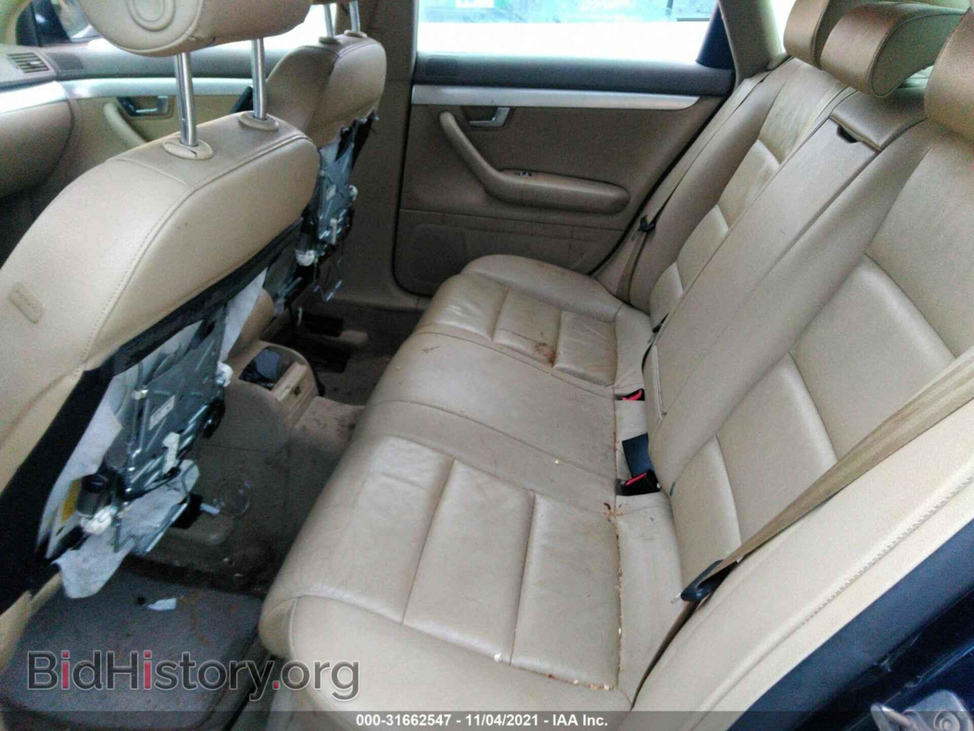 2008 AUDI A4 - VIN: WAUAF78EX8A051620 - Фото 8