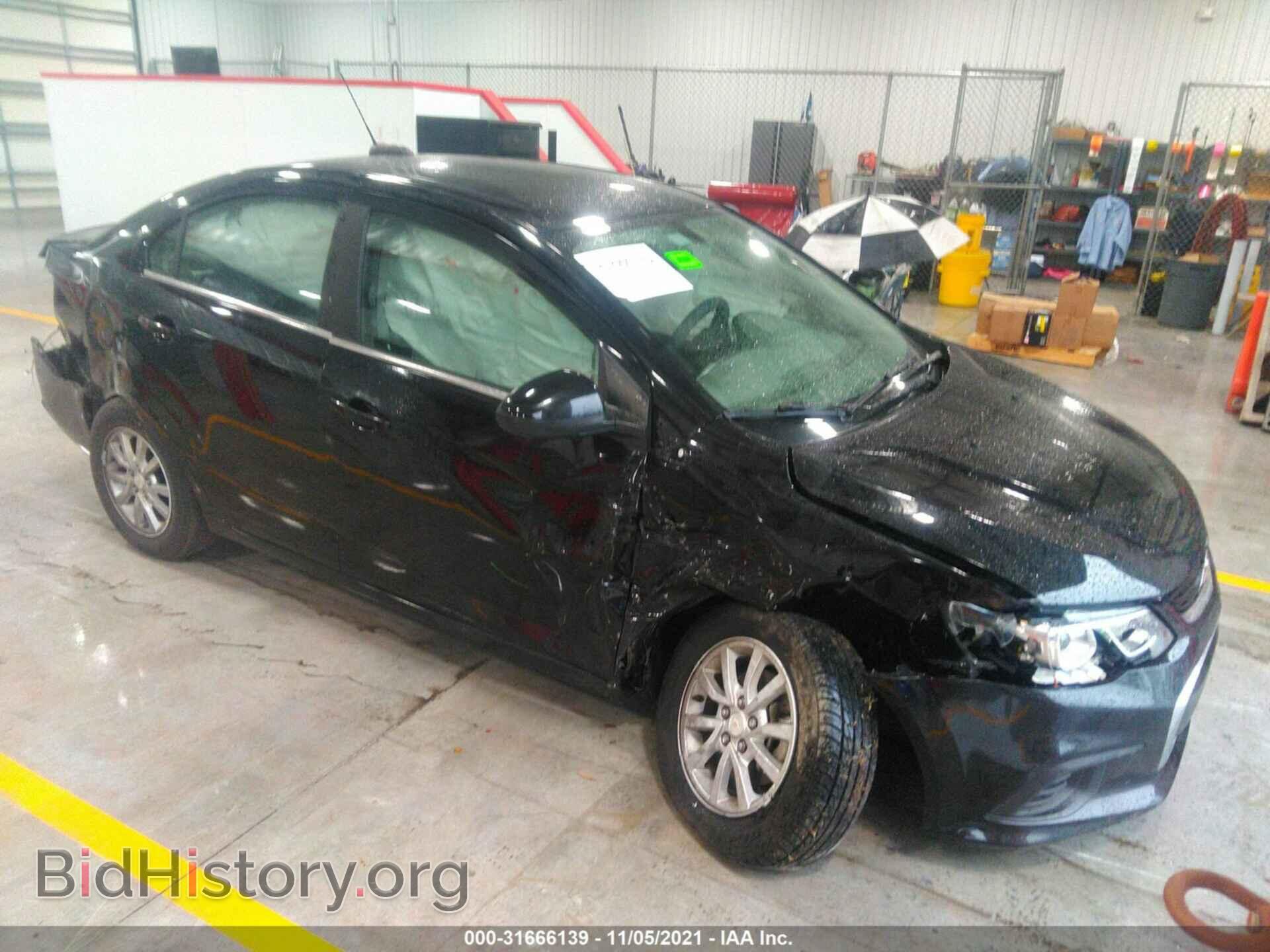 Фотография 1G1JD5SH2J4125013 - CHEVROLET SONIC 2018