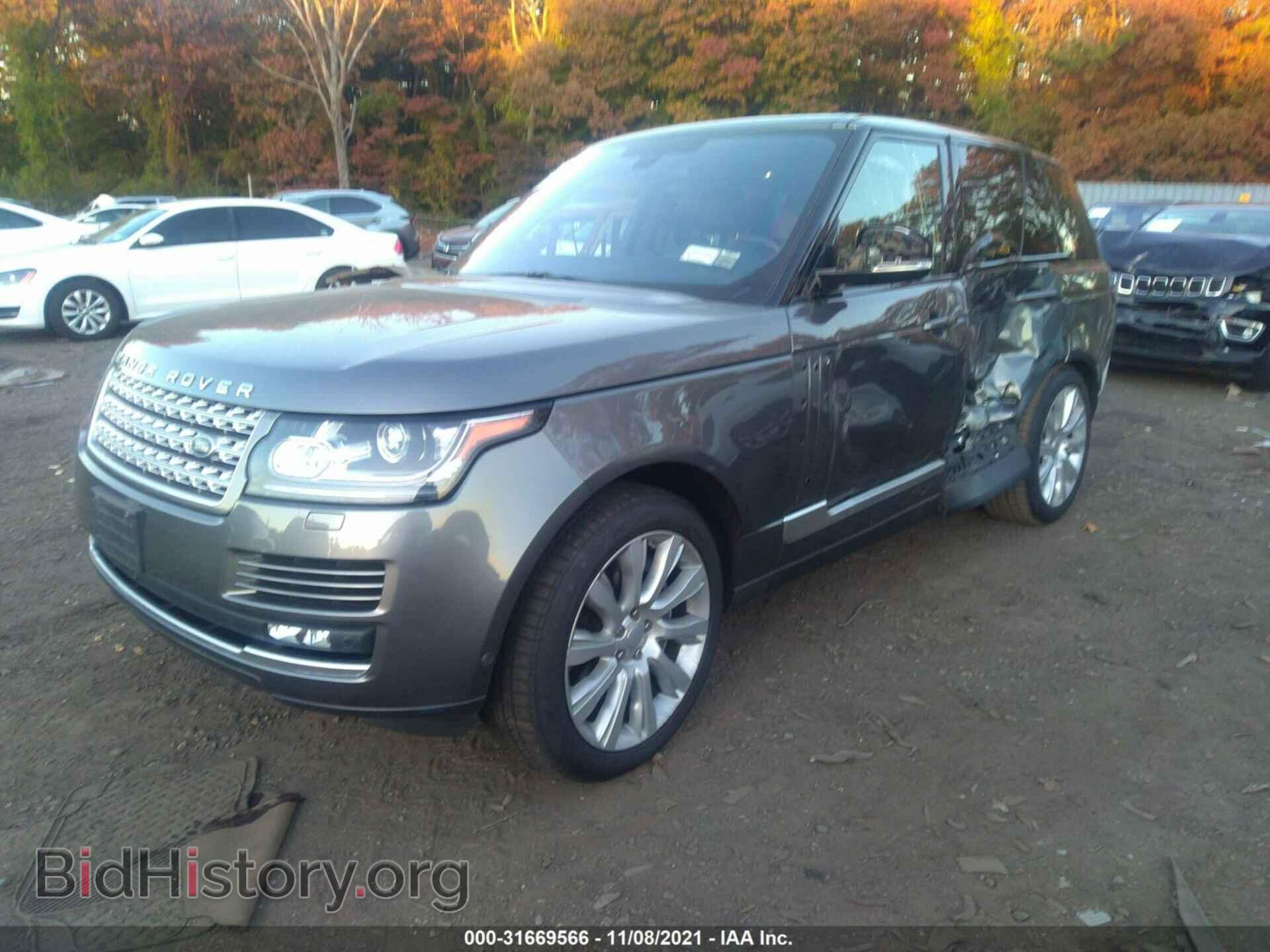 2016 LAND ROVER RANGE ROVER - VIN: SALGS2EF1GA249146 - Фото 2