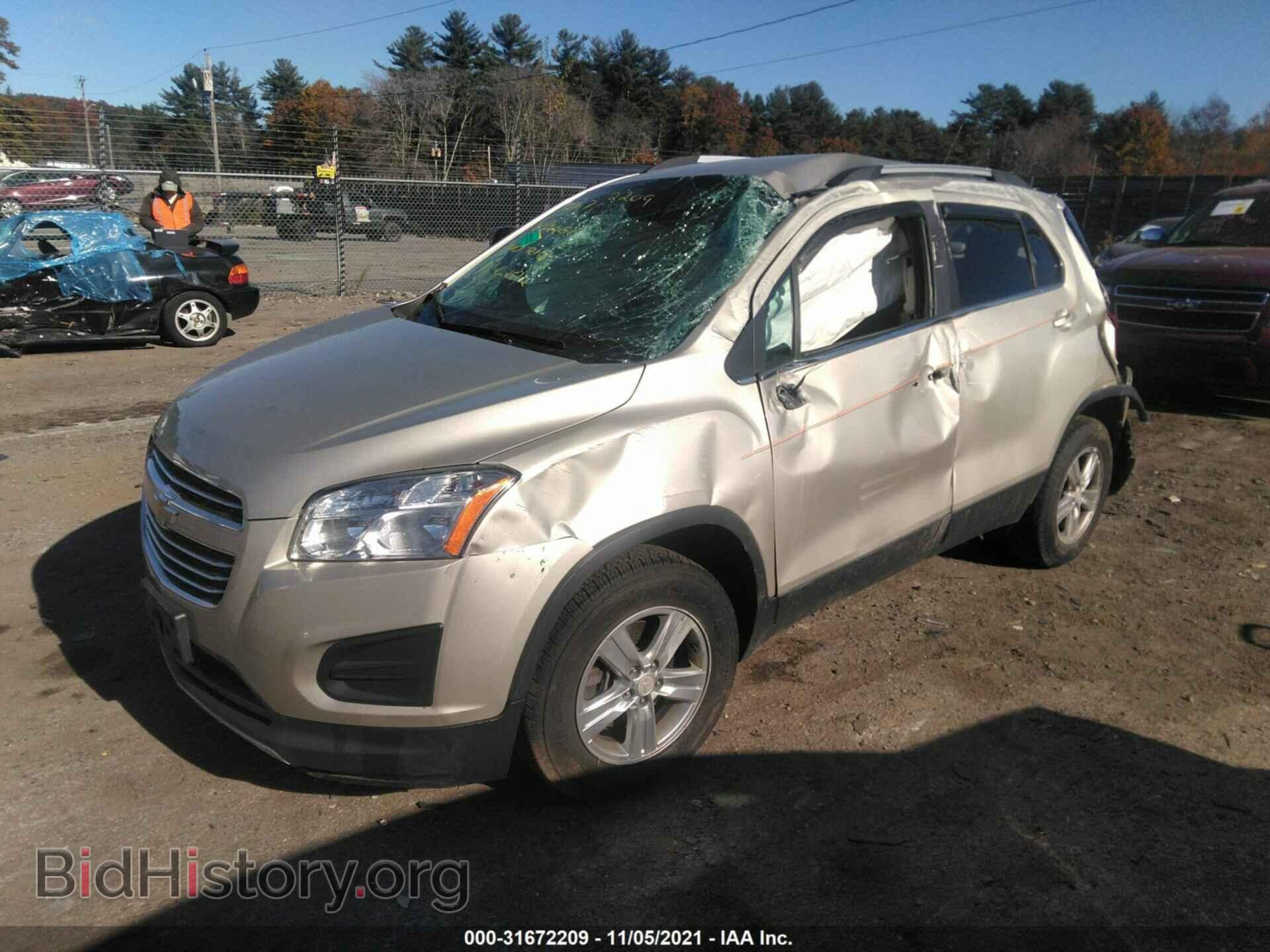 2016 CHEVROLET TRAX - VIN: 3GNCJPSB3GL226149 - Фото 2