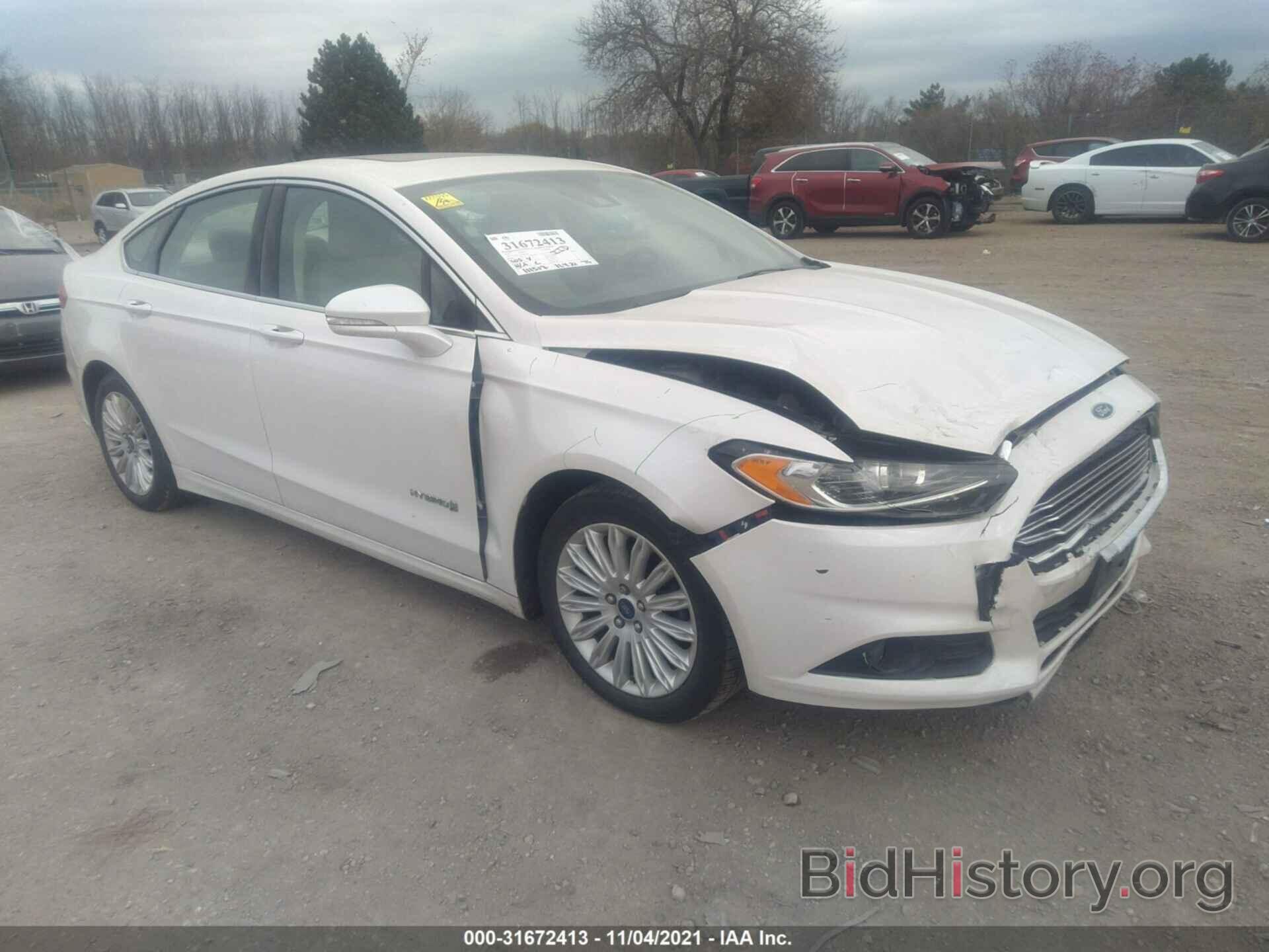 Photo 3FA6P0LU3FR203807 - FORD FUSION 2015