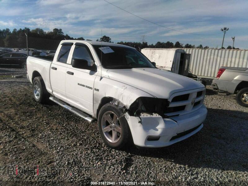 2012 RAM 1500 Express (VIN 1C6RD7FT8CS341491) — фото 1 из 10, IAAI, повреждение: передняя и задняя часть