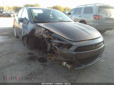 2015 Dodge DART SXT, gray — VIN 1C3CDFBB0FD330469, IAAI