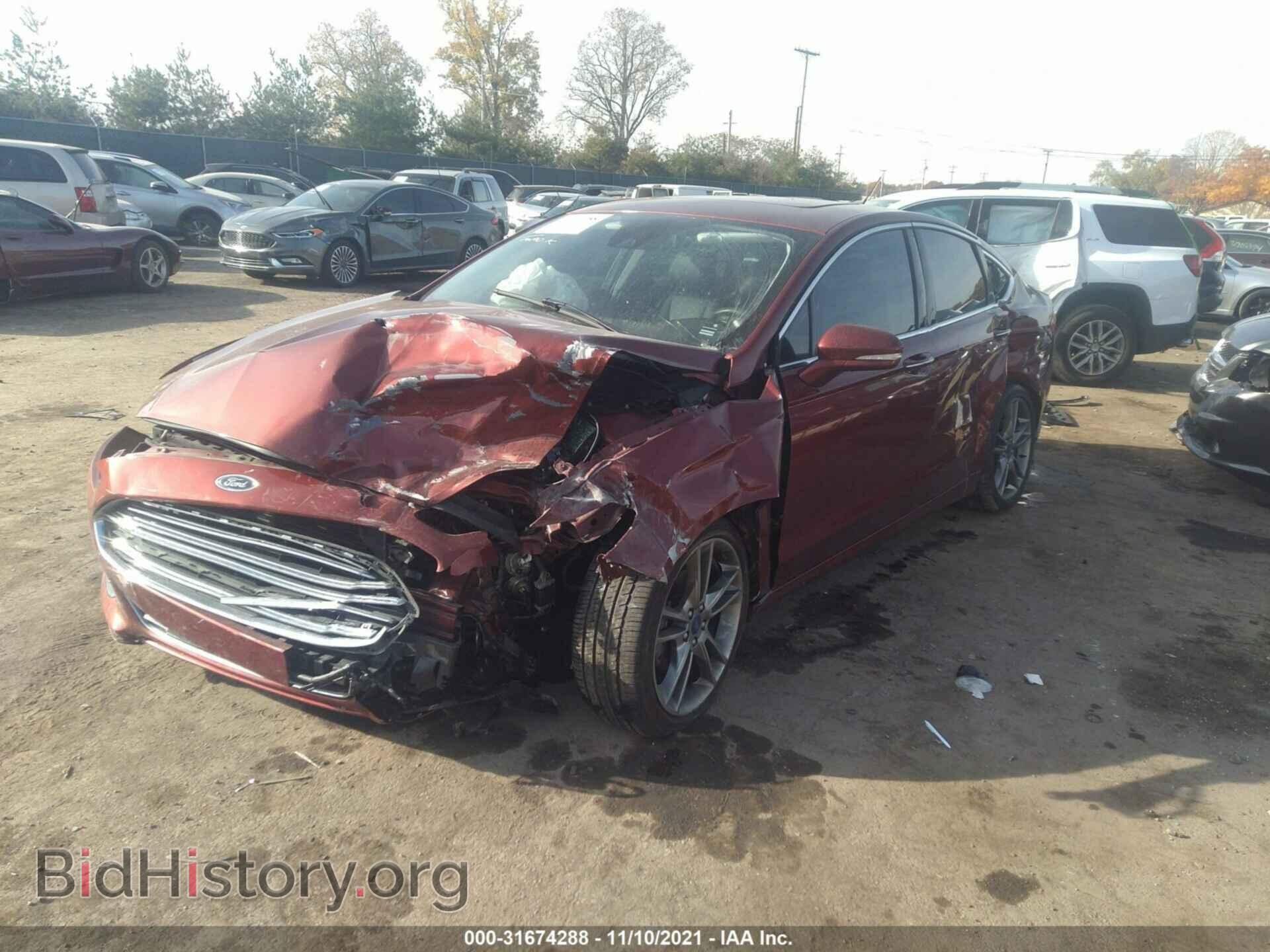 2014 FORD FUSION - VIN: 3FA6P0K93ER211515 - Фото 2