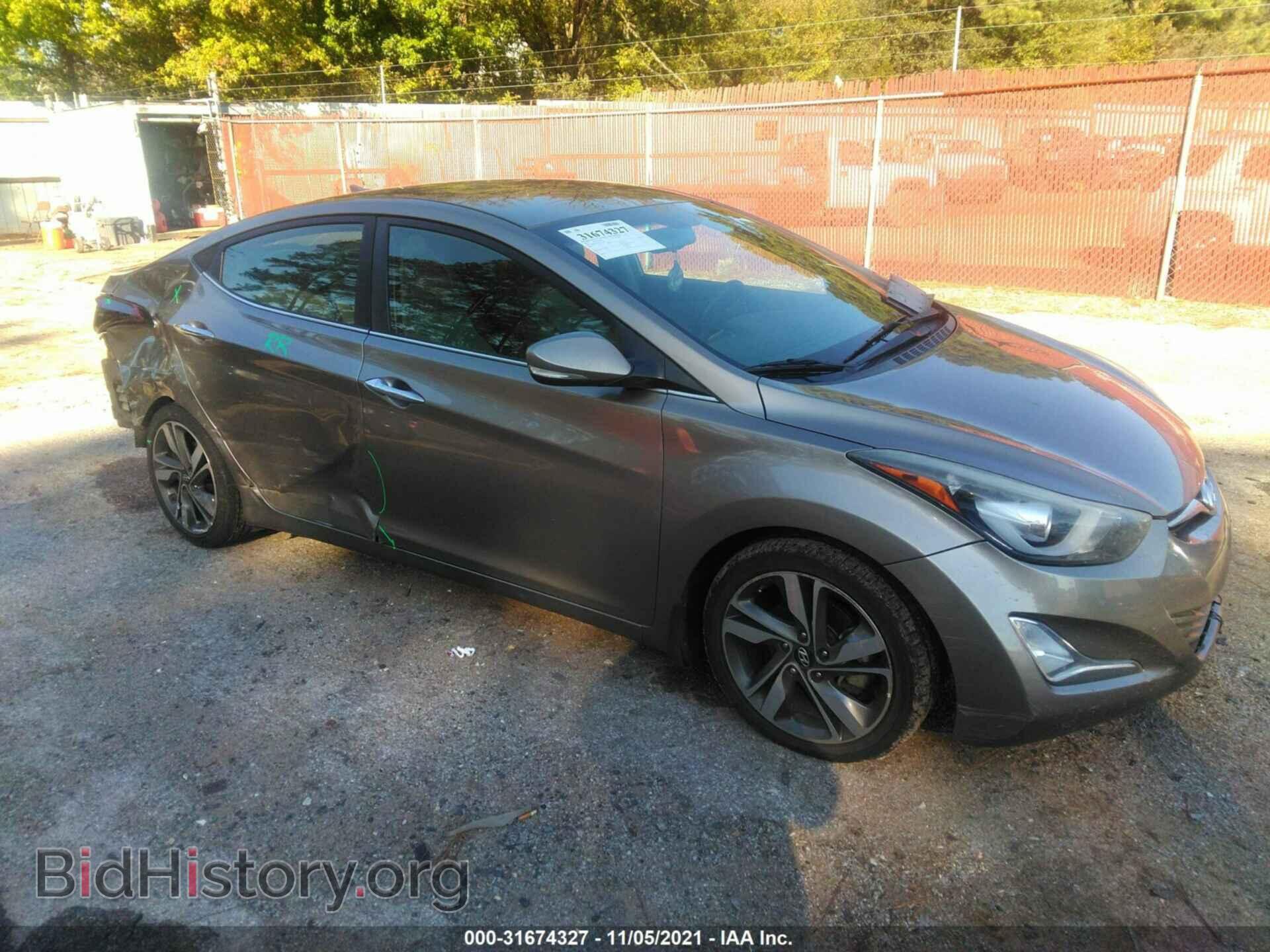 Photo 5NPDH4AE7FH559049 - HYUNDAI ELANTRA 2015