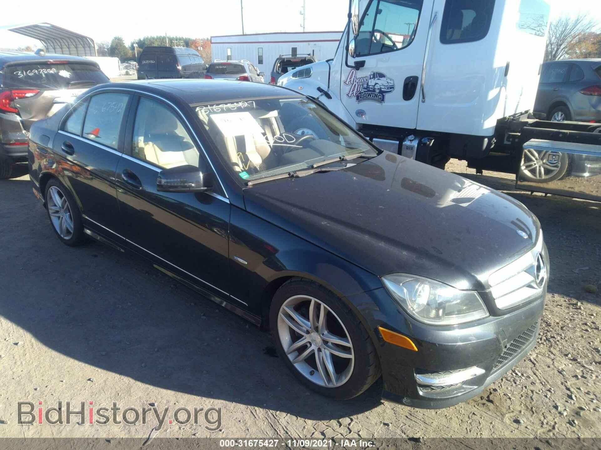 Фотография WDDGF4HB9CR217322 - MERCEDES-BENZ C-CLASS 2012