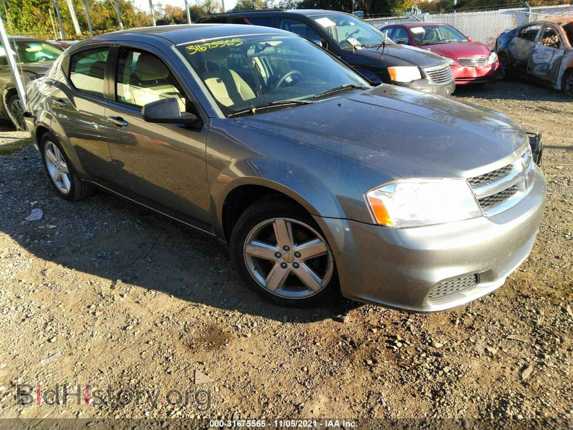 Фотография 1C3CDZAB1DN589529 - DODGE AVENGER 2013