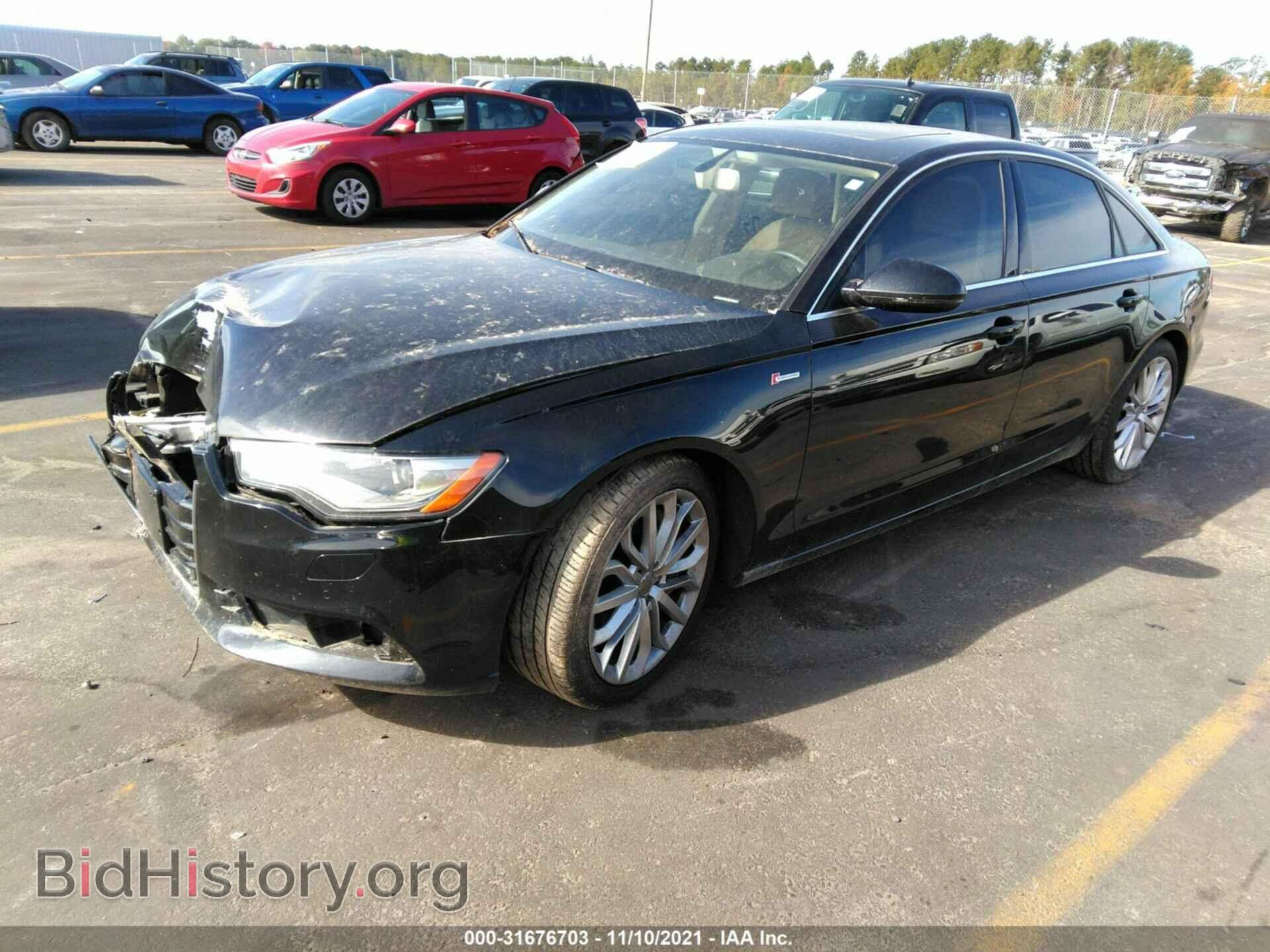 2012 AUDI A6 - VIN: WAUGGAFC5CN107759 - Фото 2