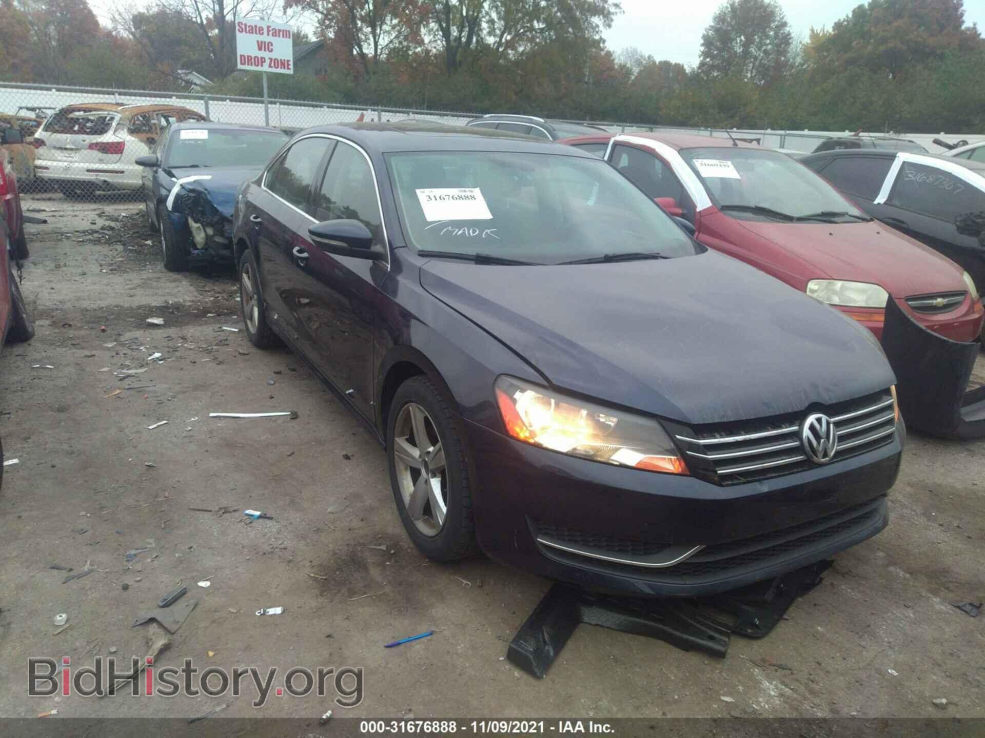 Фотография 1VWBP7A39CC014954 - VOLKSWAGEN PASSAT 2012