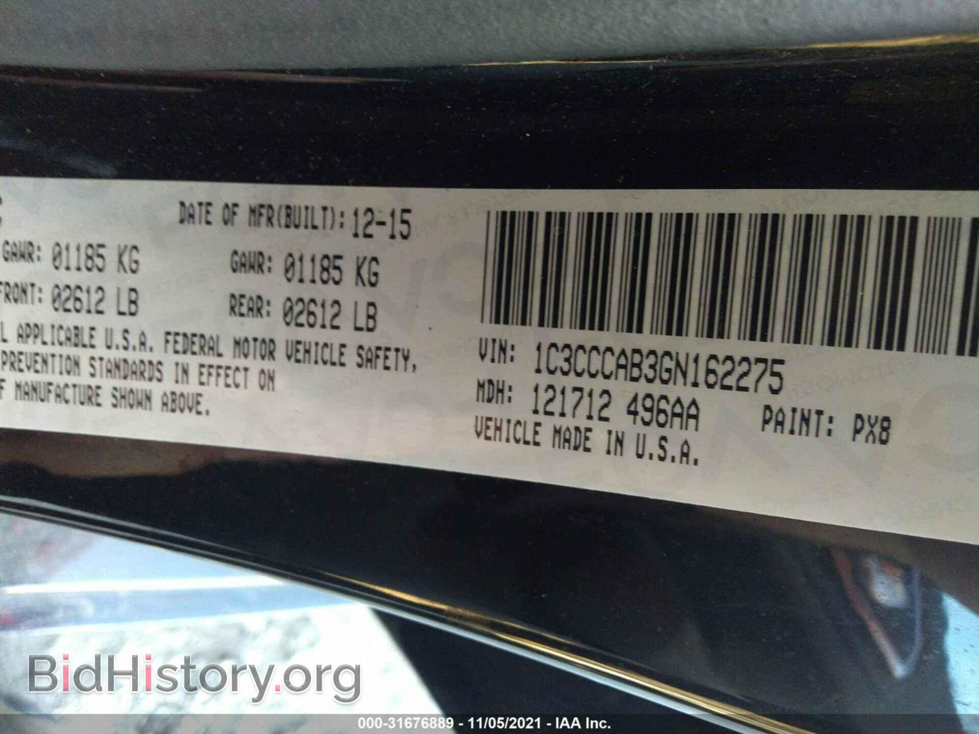 2016 CHRYSLER 200 - VIN: 1C3CCCAB3GN162275 - Photo 9