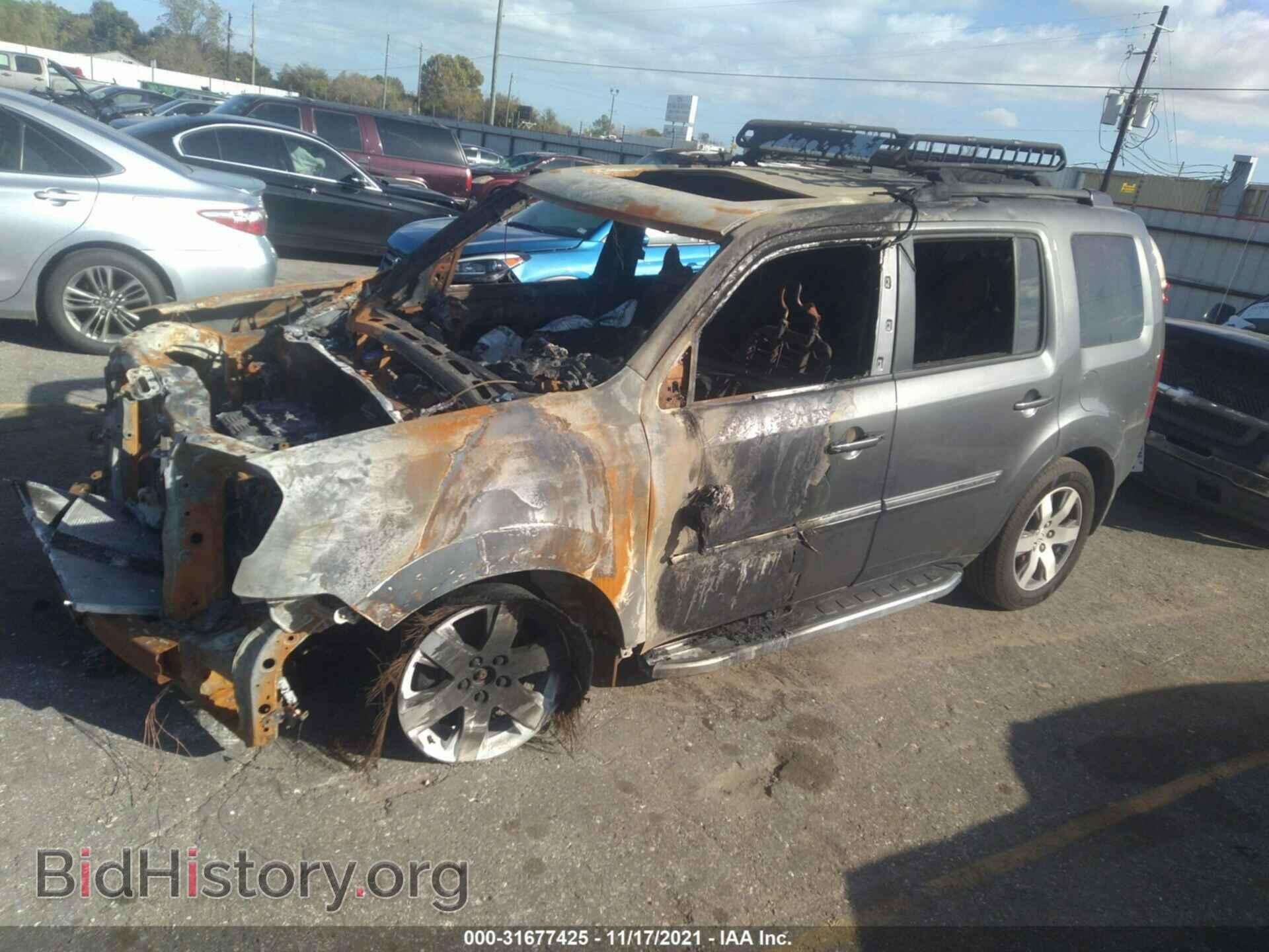 2012 HONDA PILOT - VIN: 5FNYF3H95CB007702 - Фото 2