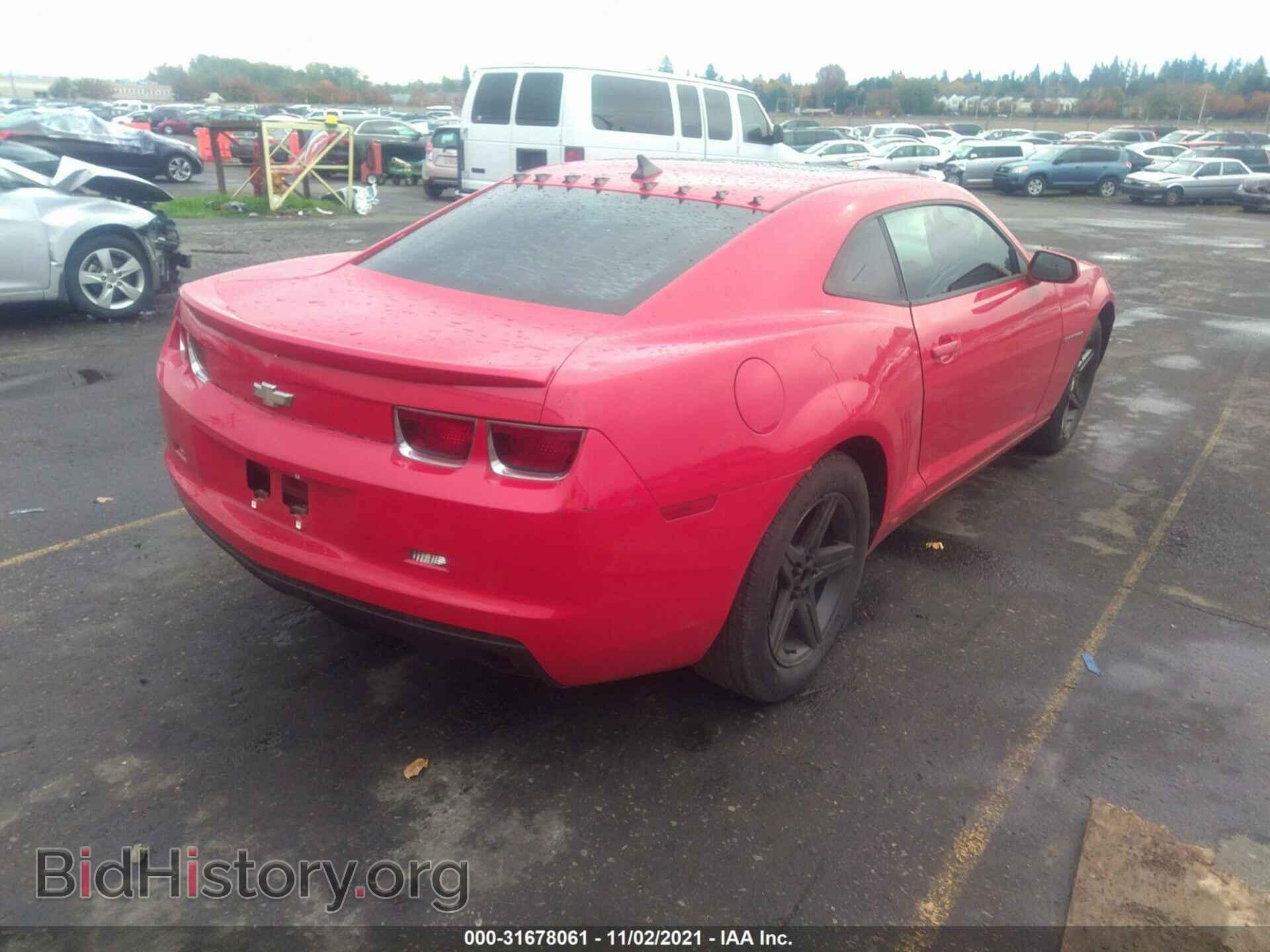 2012 CHEVROLET CAMARO - VIN: 2G1FB1E31C9186051 - Фото 4