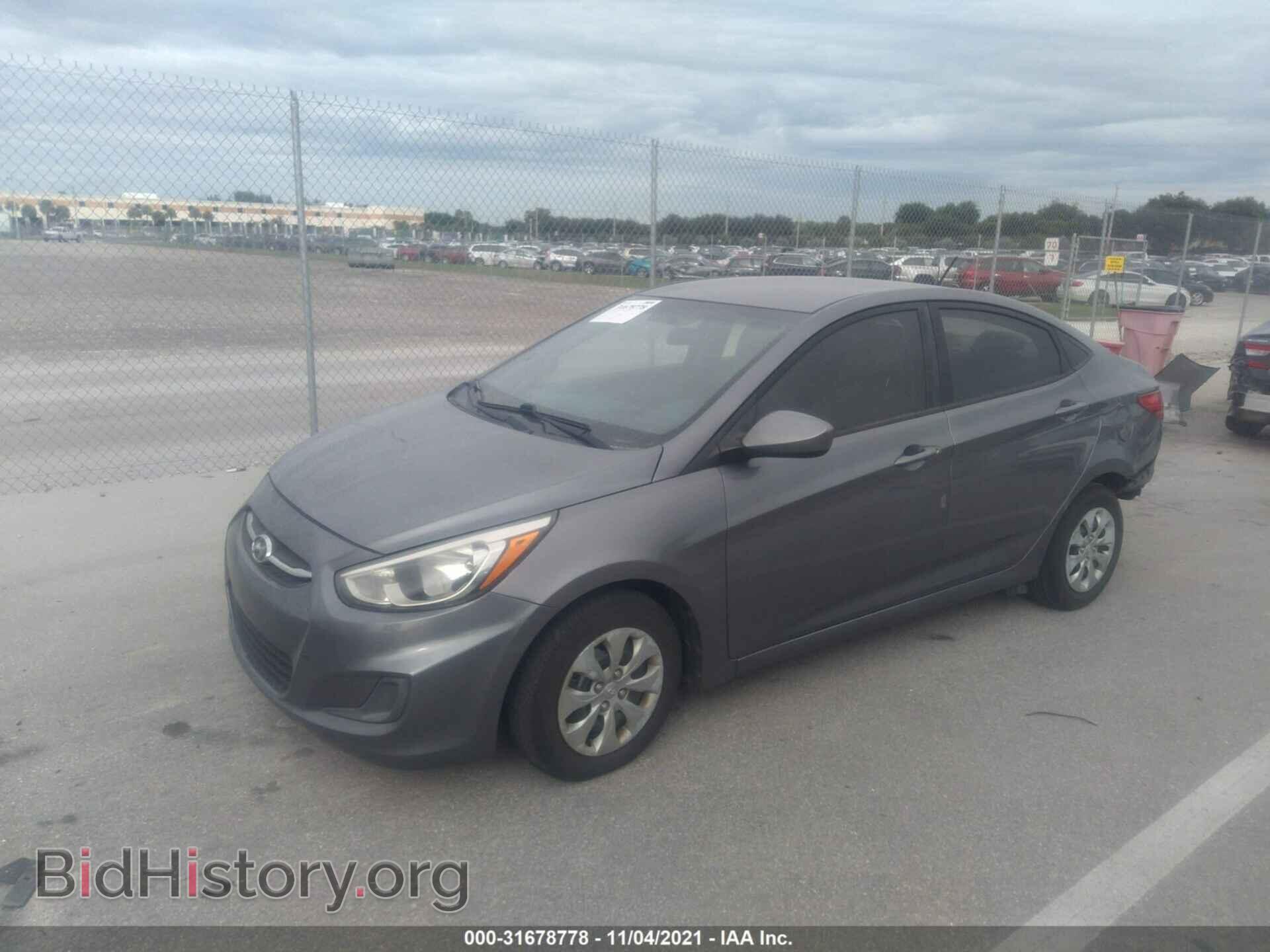 2016 HYUNDAI ACCENT - VIN: KMHCT4AEXGU986965 - Фото 2