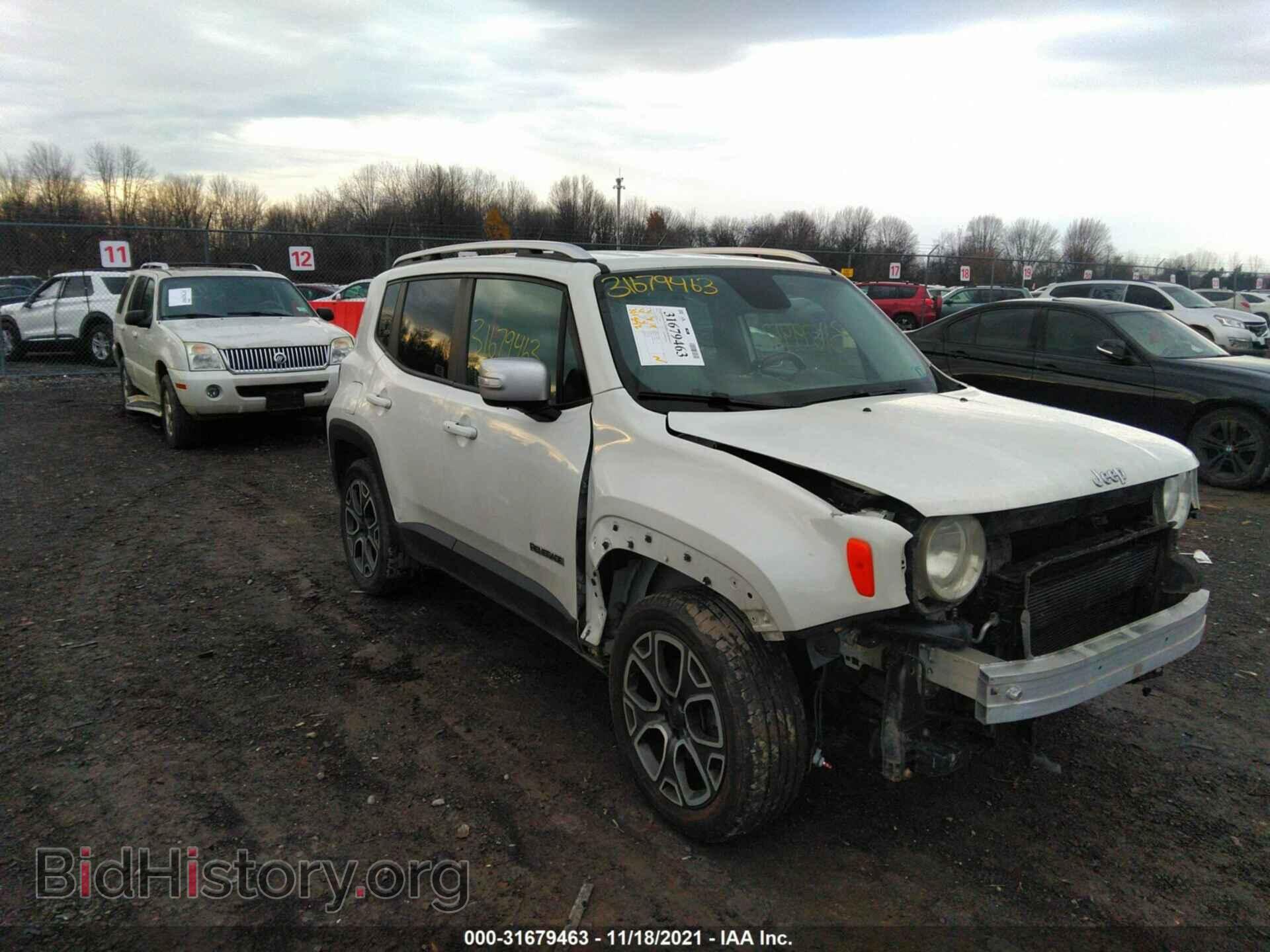 Photo ZACCJBDT2FPB77324 - JEEP RENEGADE 2015