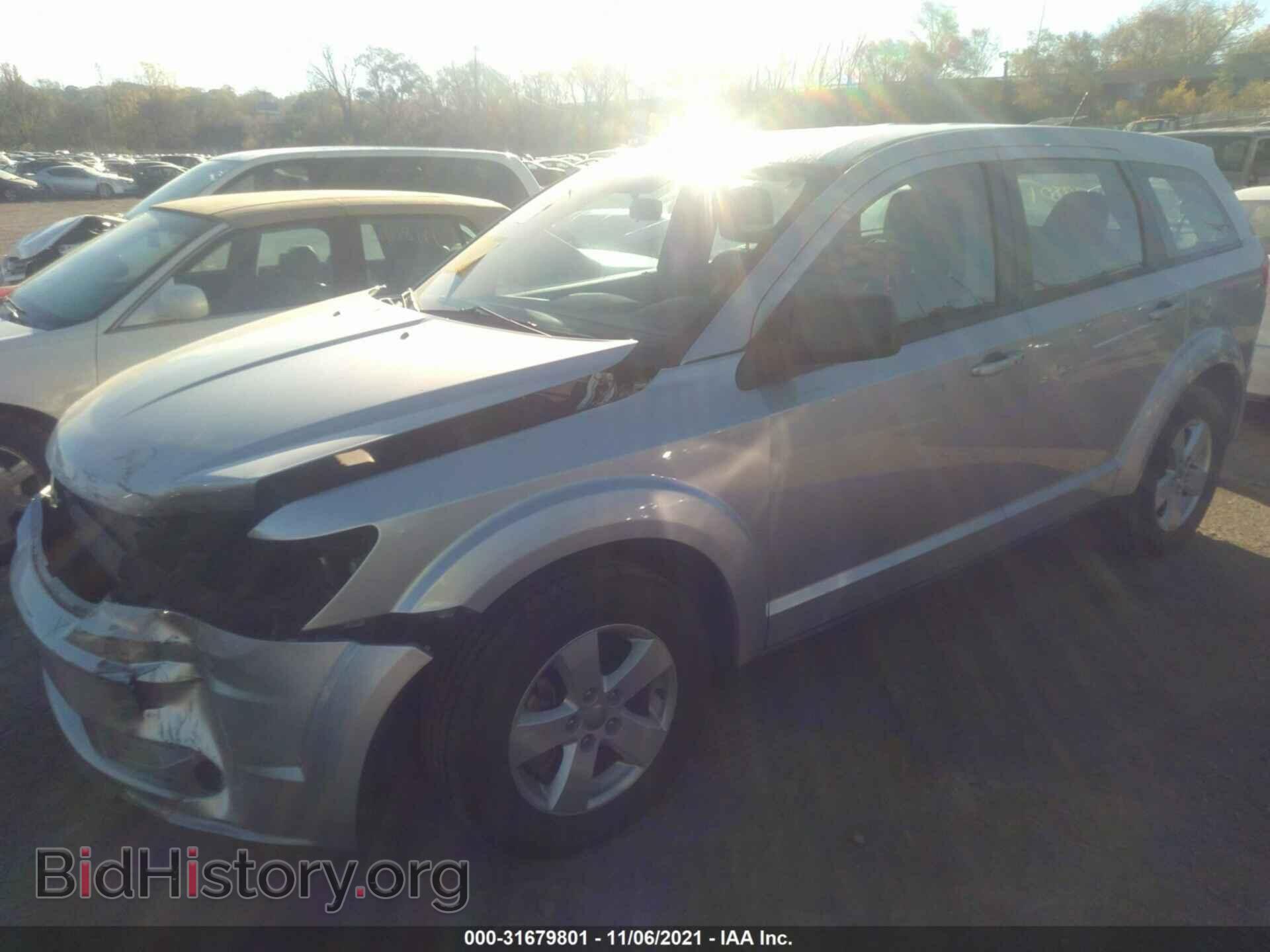 2013 DODGE JOURNEY - VIN: 3C4PDCAB9DT576635 - Фото 2