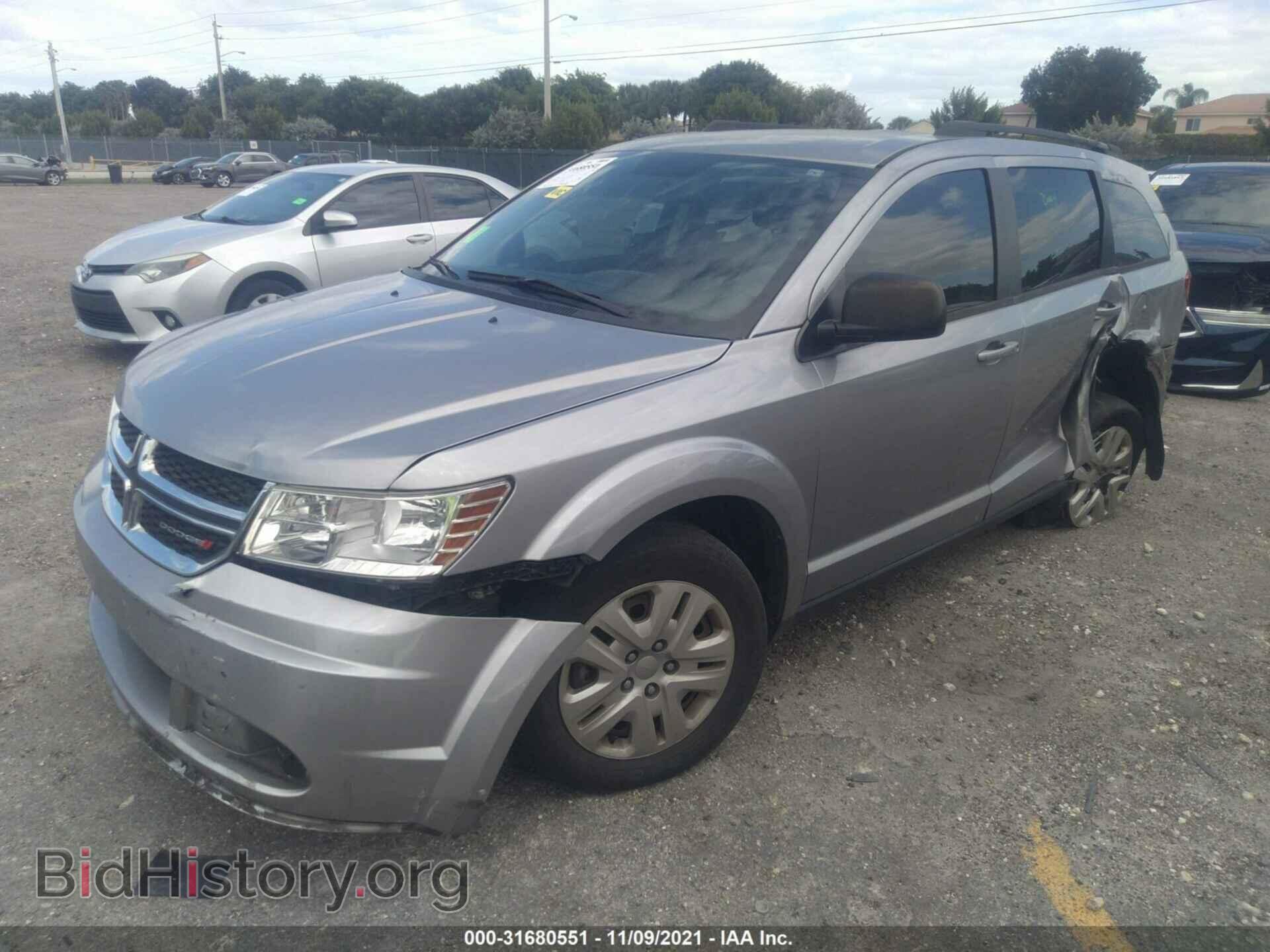 2017 DODGE JOURNEY - VIN: 3C4PDCAB7HT637888 - Фото 2