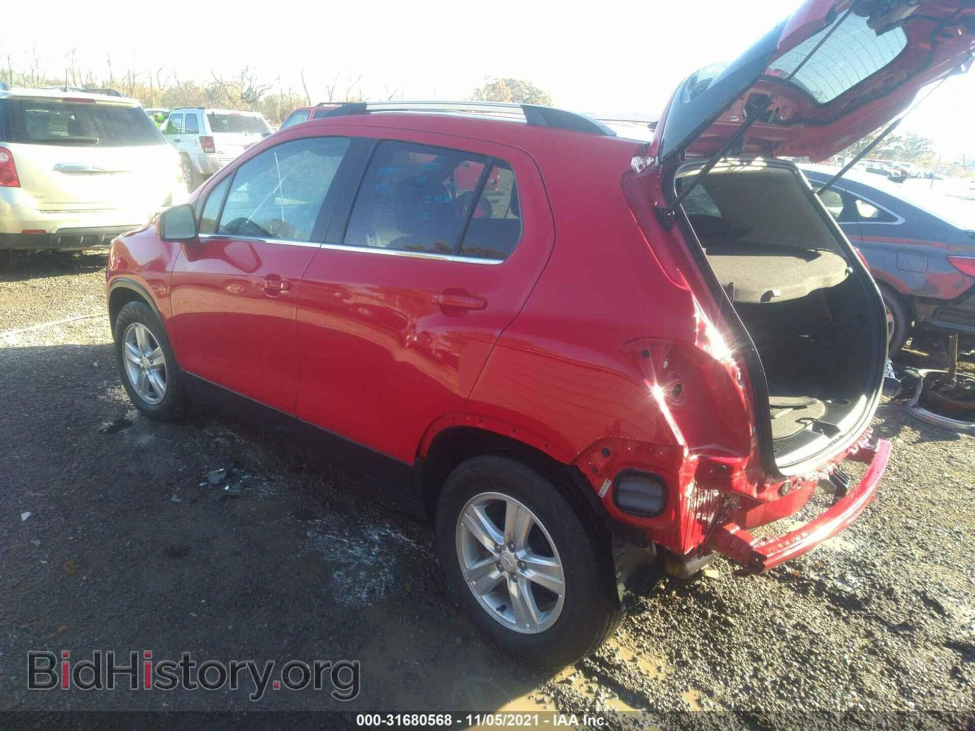 2016 CHEVROLET TRAX - VIN: KL7CJLSB8GB755953 - Фото 3
