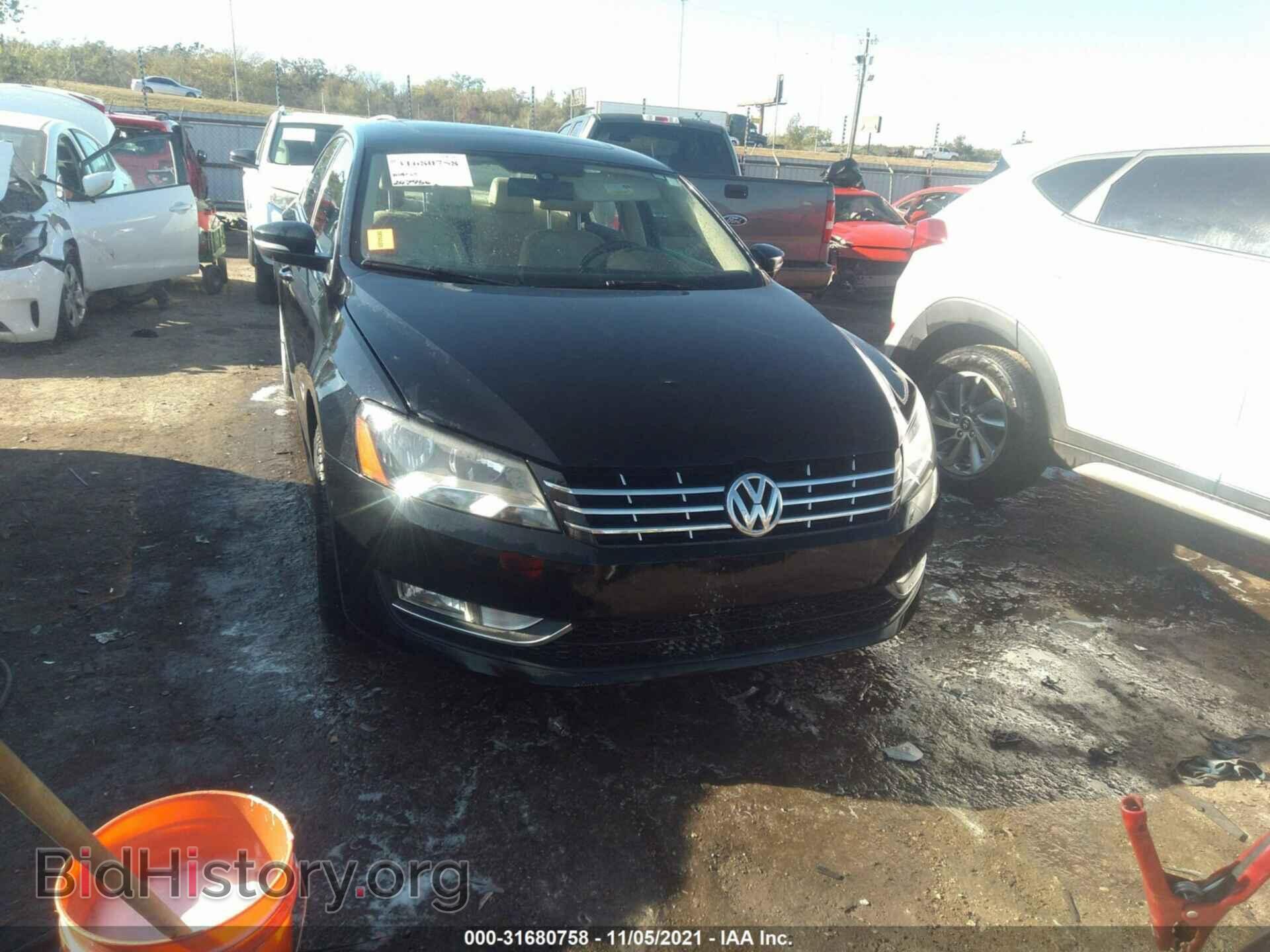 Фотография 1VWCN7A36DC035725 - VOLKSWAGEN PASSAT 2013