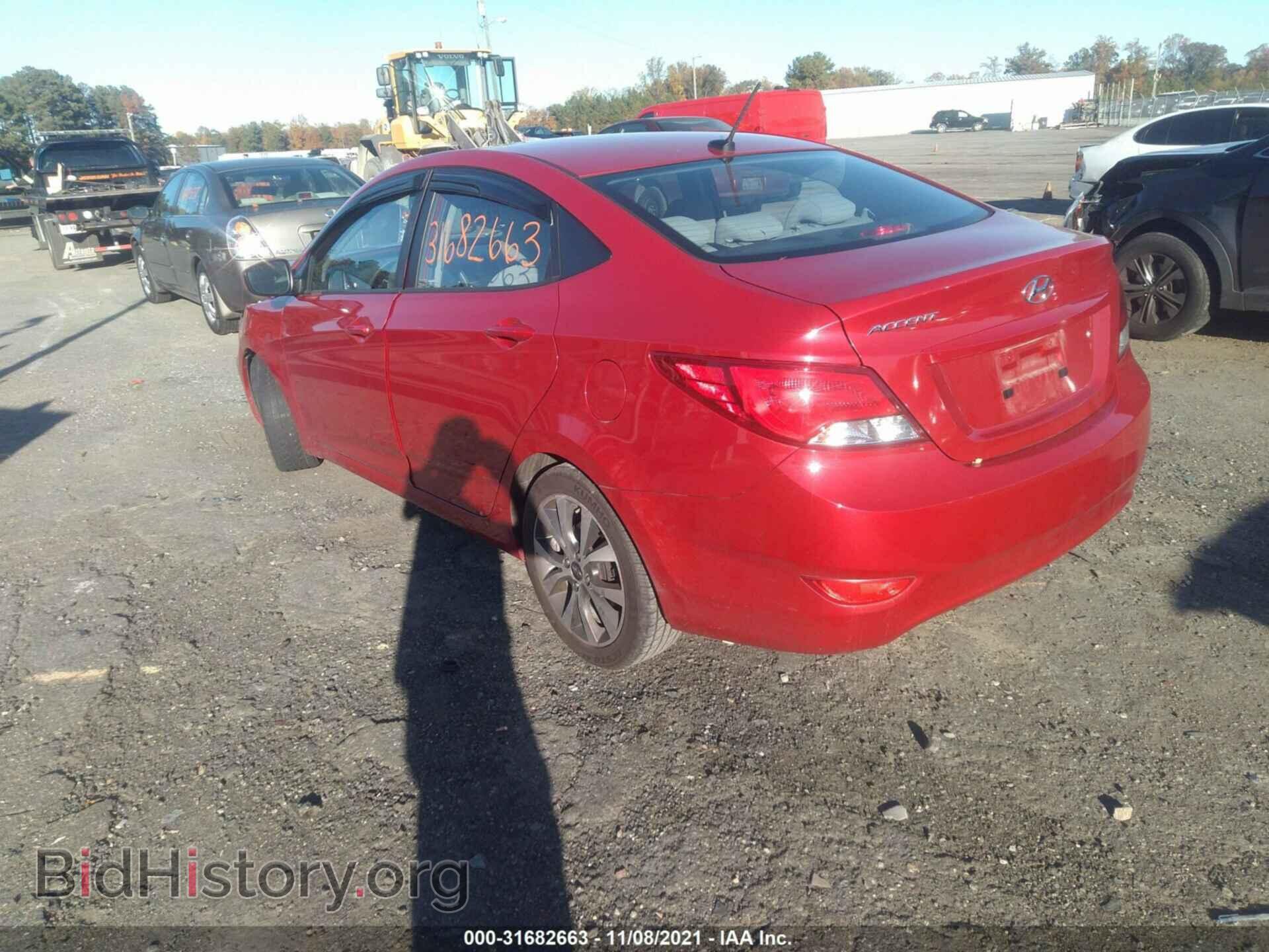 2017 HYUNDAI ACCENT - VIN: KMHCT4AE8HU277677 - Фото 3