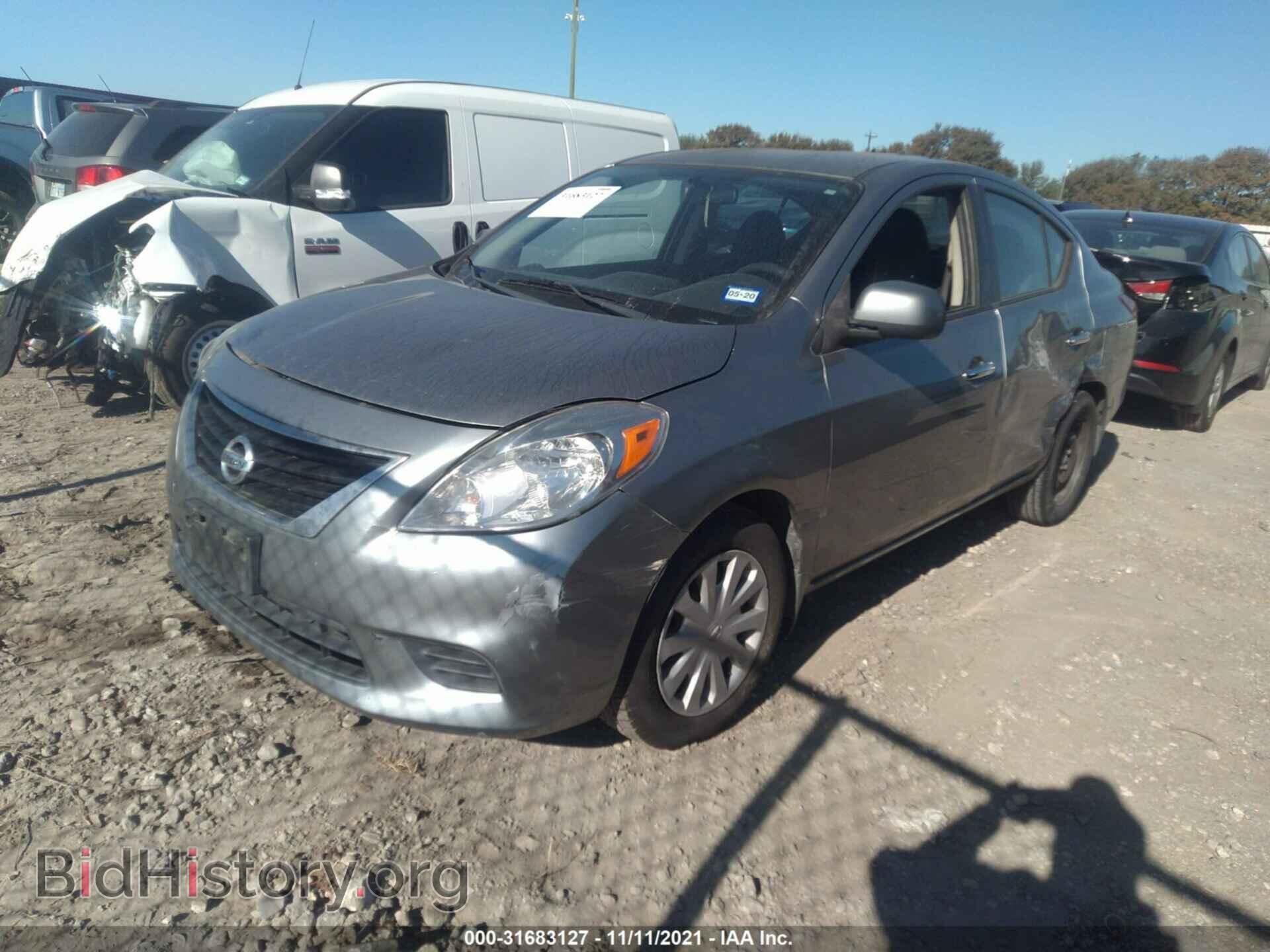 2012 NISSAN VERSA - VIN: 3N1CN7AP1CL904596 - Фото 2