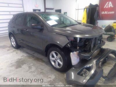2016 Ford EDGE SE, gray — VIN 2FMPK3G91GBB52985, IAAI