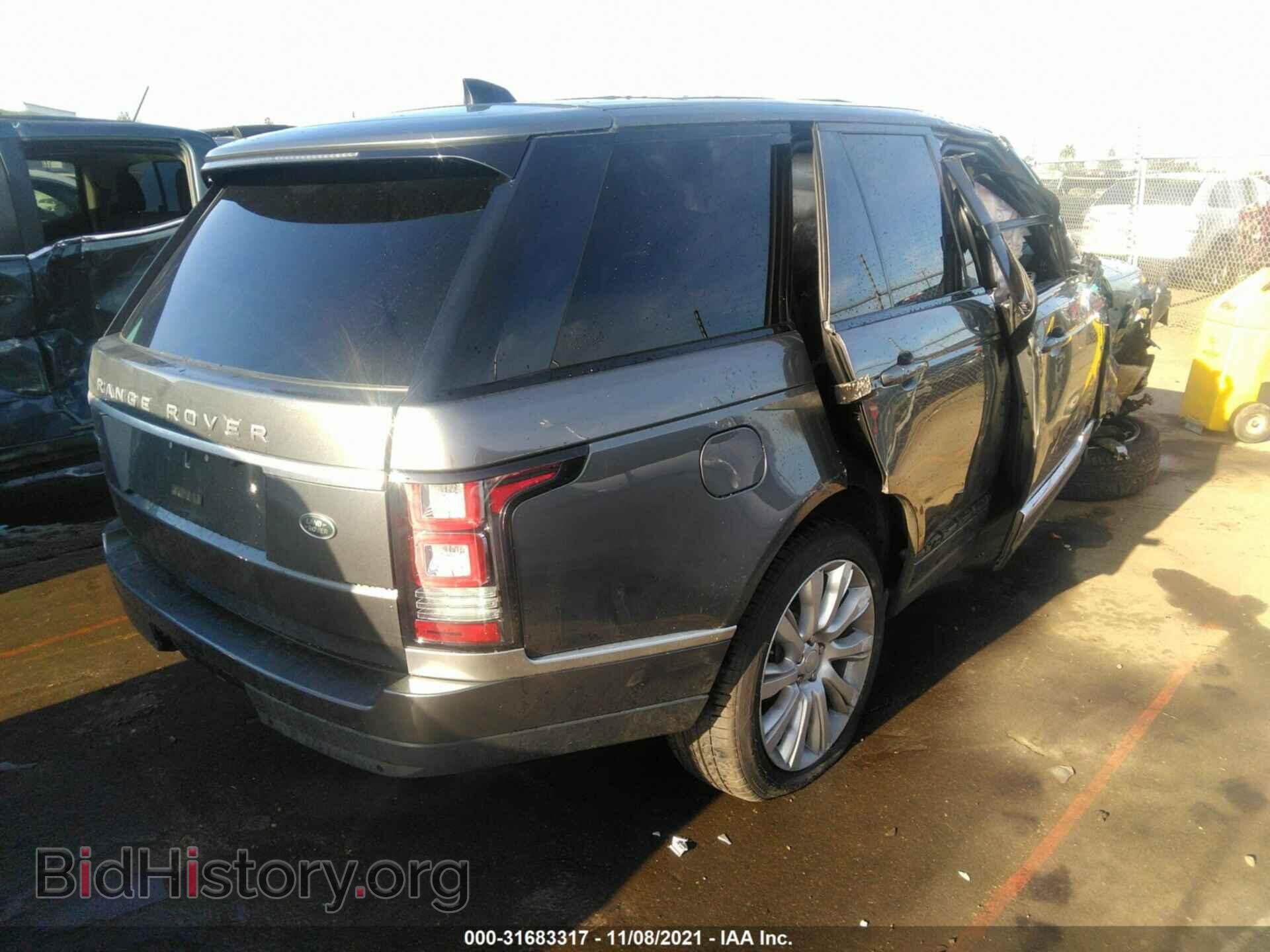 2017 LAND ROVER RANGE ROVER - VIN: SALGS2FE5HA359575 - Фото 4