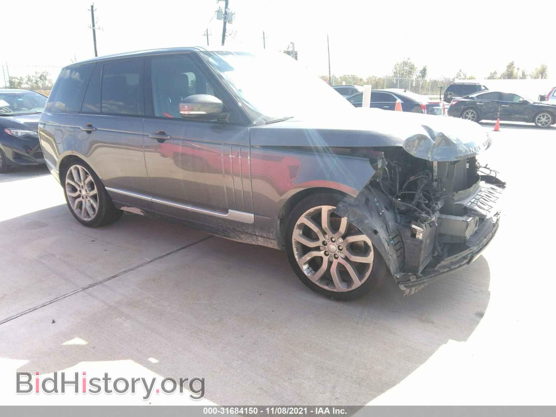 Фотография SALGS2FE6HA320820 - LAND ROVER RANGE ROVER 2017