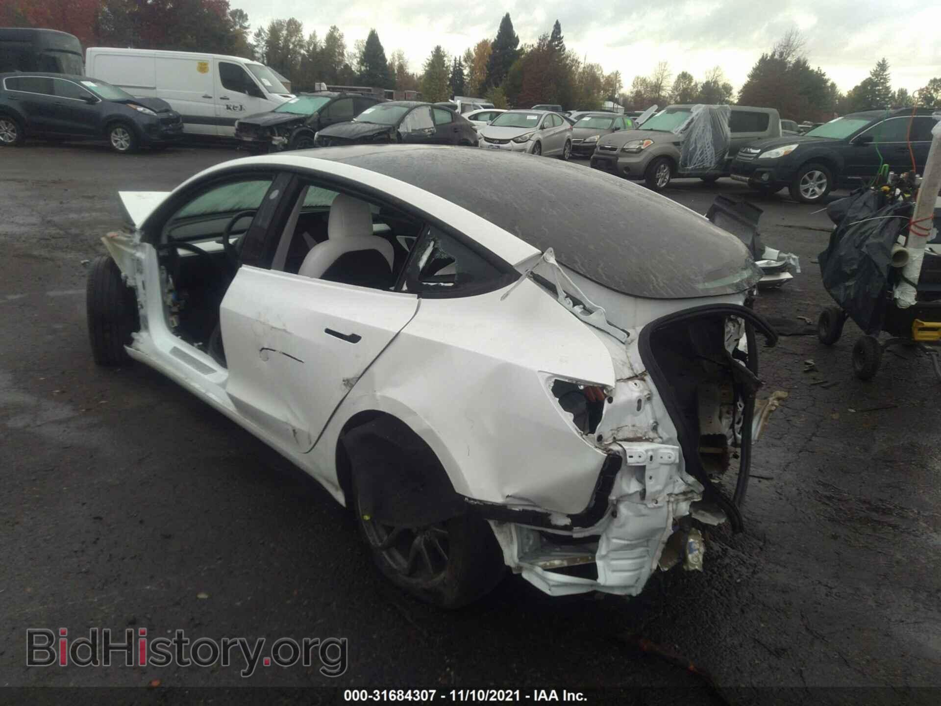 2020 TESLA MODEL 3 - VIN: 5YJ3E1EA3LF599164 - Фото 3