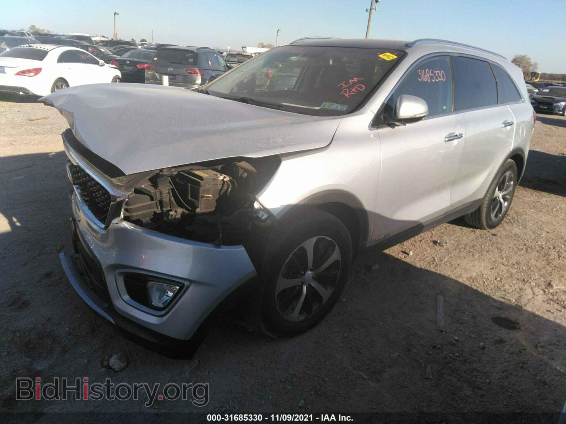 2016 KIA SORENTO - VIN: 5XYPHDA50GG143253 - Фото 2