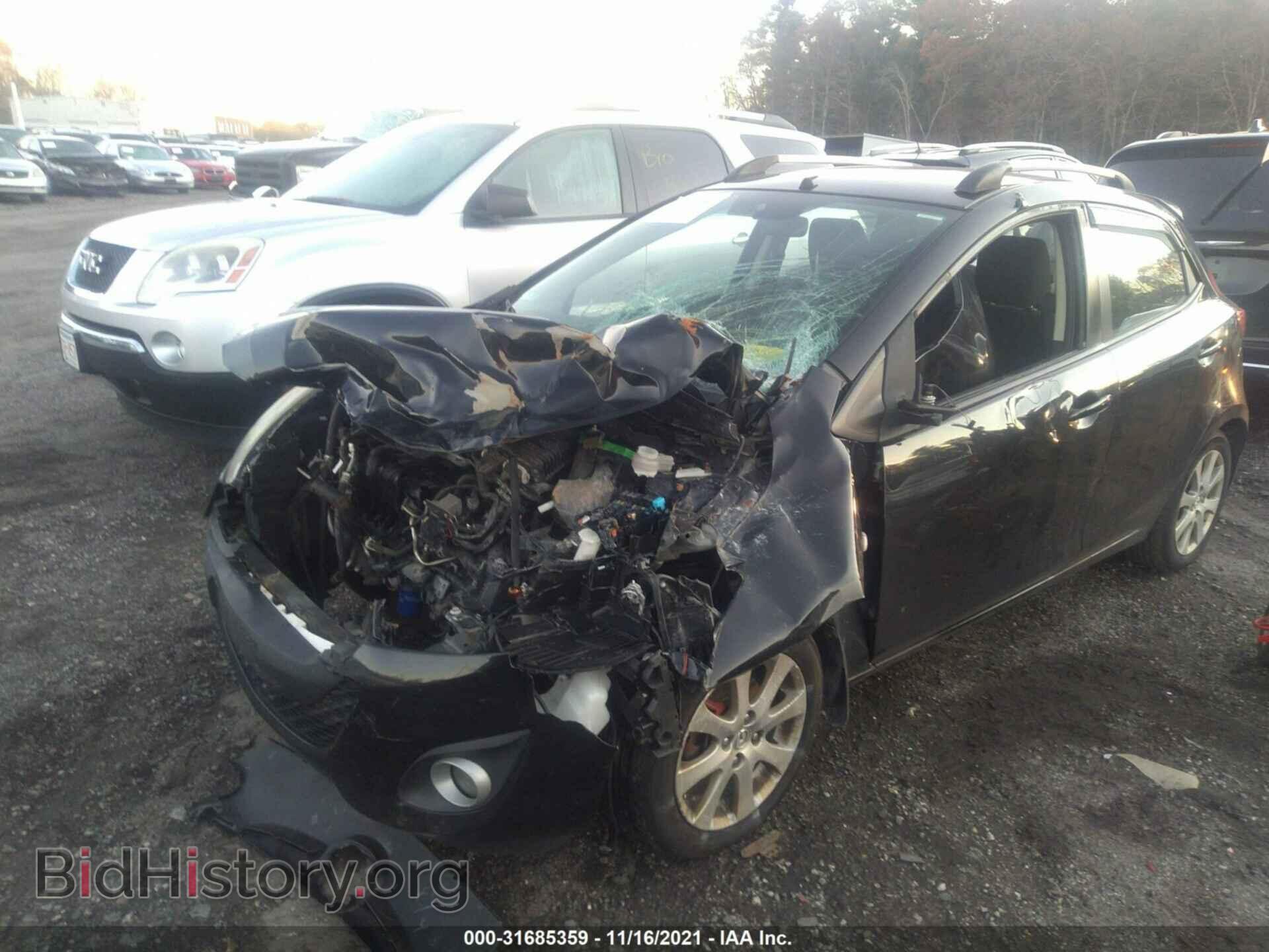2011 MAZDA MAZDA2 - VIN: JM1DE1HZ6B0129407 - Фото 2