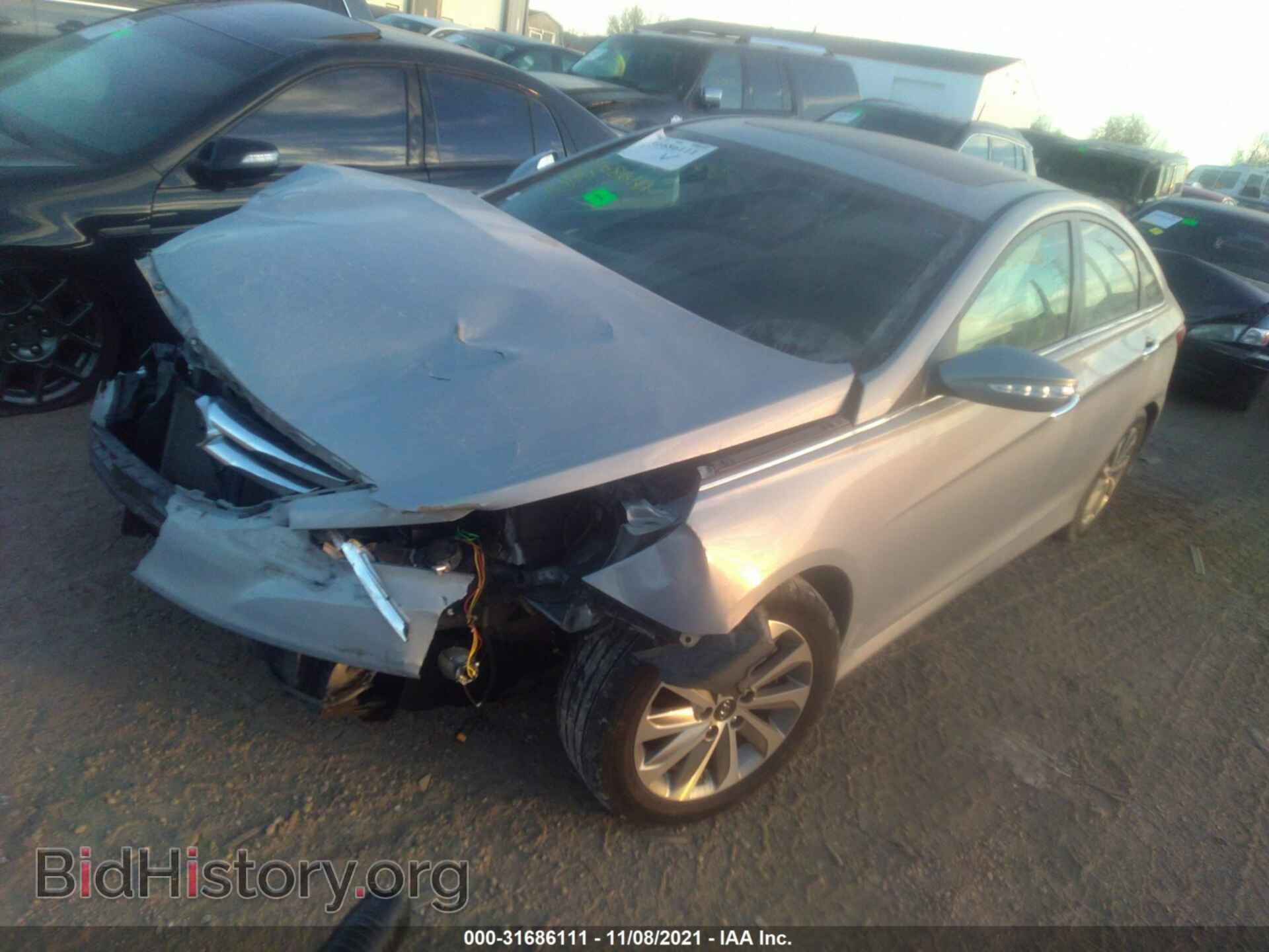 2014 HYUNDAI SONATA - VIN: 5NPEC4AC9EH843847 - Фото 2