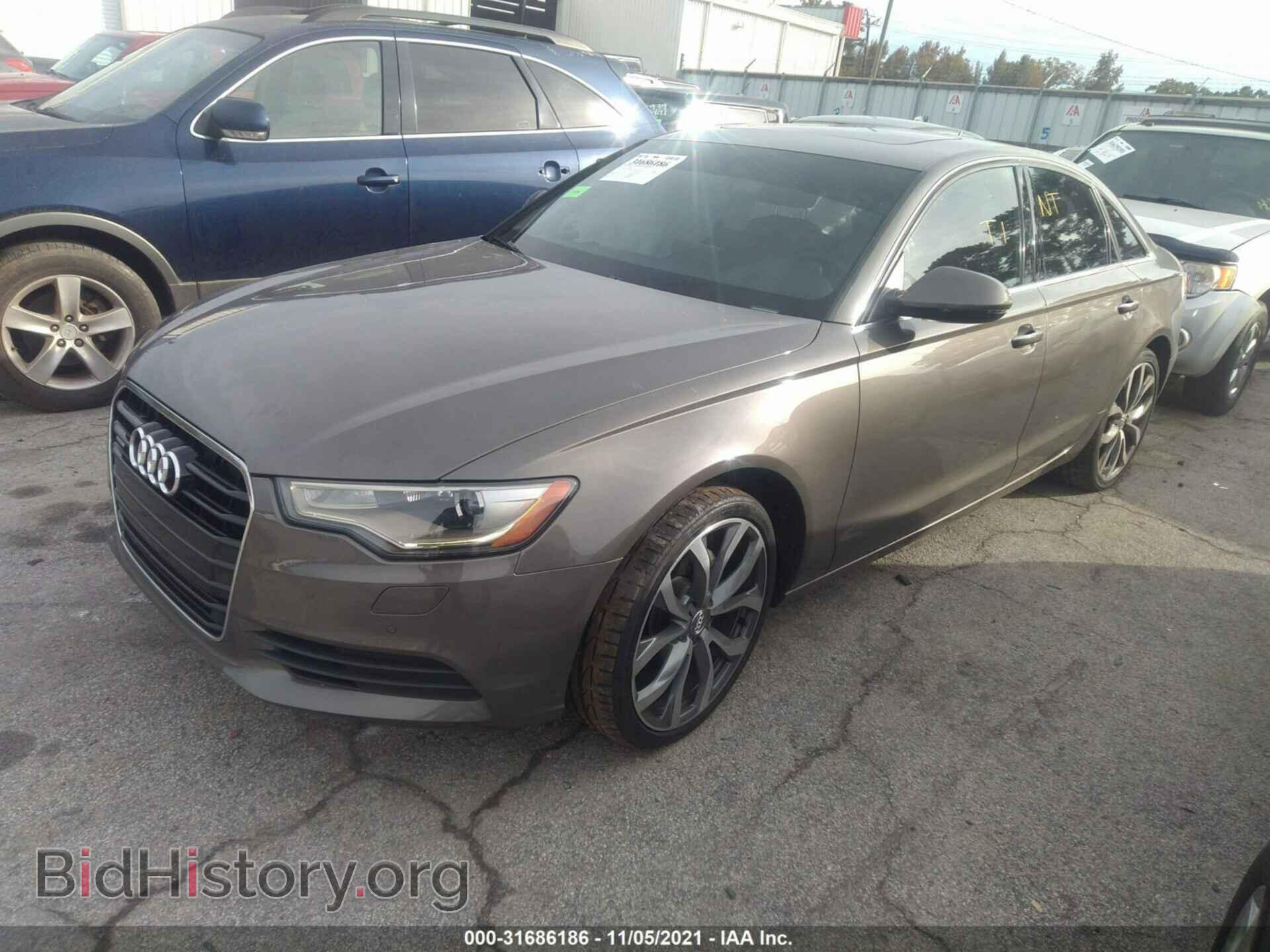 2013 AUDI A6 - VIN: WAUGFAFC3DN070537 - Фото 2