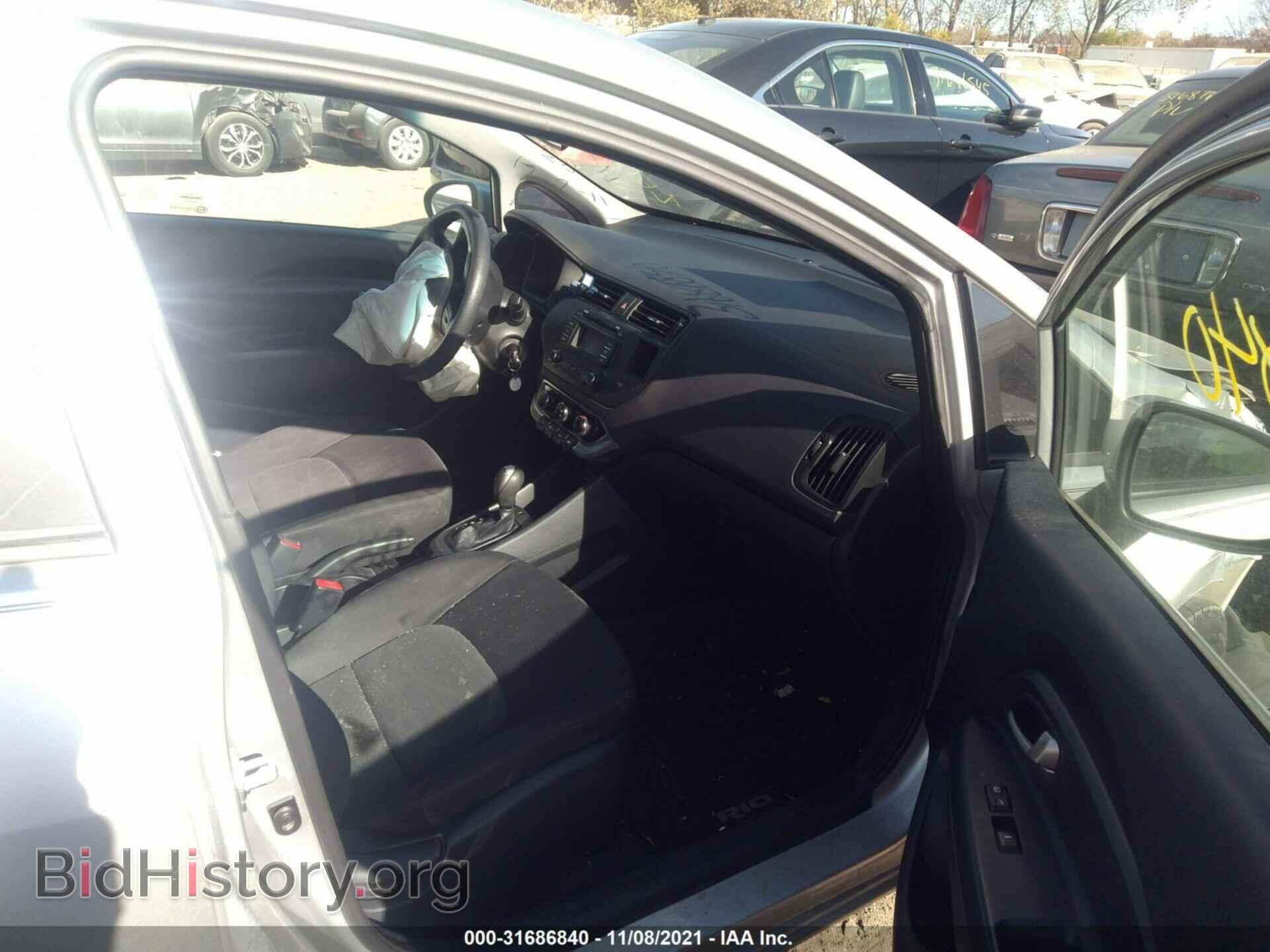 2012 KIA RIO - VIN: KNADM5A31C6015861 - Фото 5