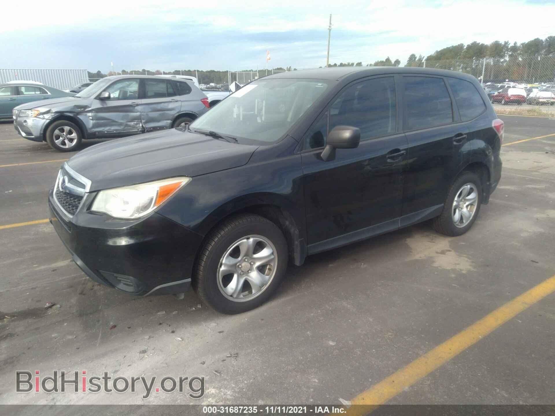 2014 SUBARU FORESTER - VIN: JF2SJAAC6EH446524 - Фото 2