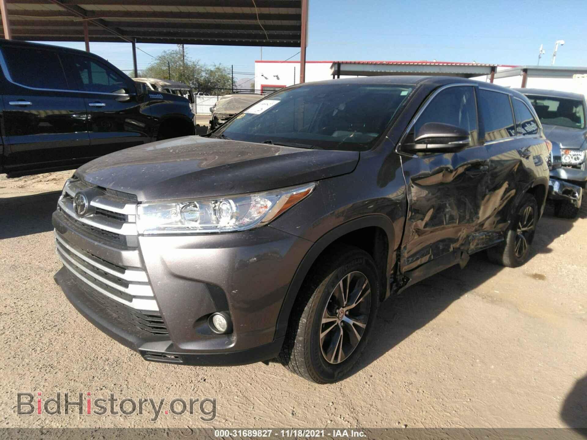2019 TOYOTA HIGHLANDER - VIN: 5TDZZRFH4KS367708 - Фото 2