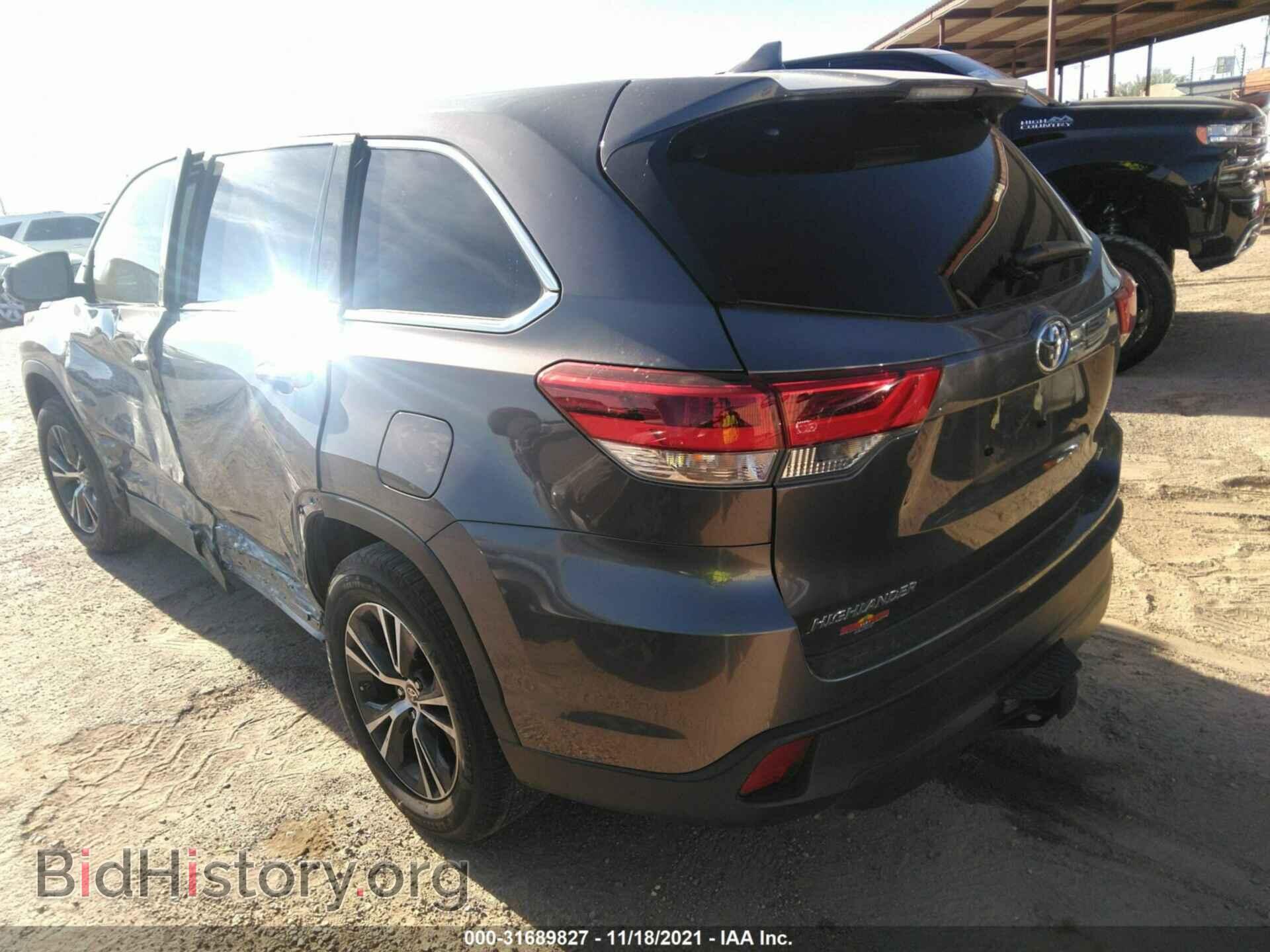 2019 TOYOTA HIGHLANDER - VIN: 5TDZZRFH4KS367708 - Фото 3