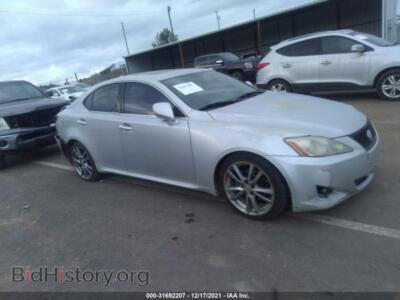 2007 Lexus IS 250, silver — VIN JTHBK262X72031969, IAAI
