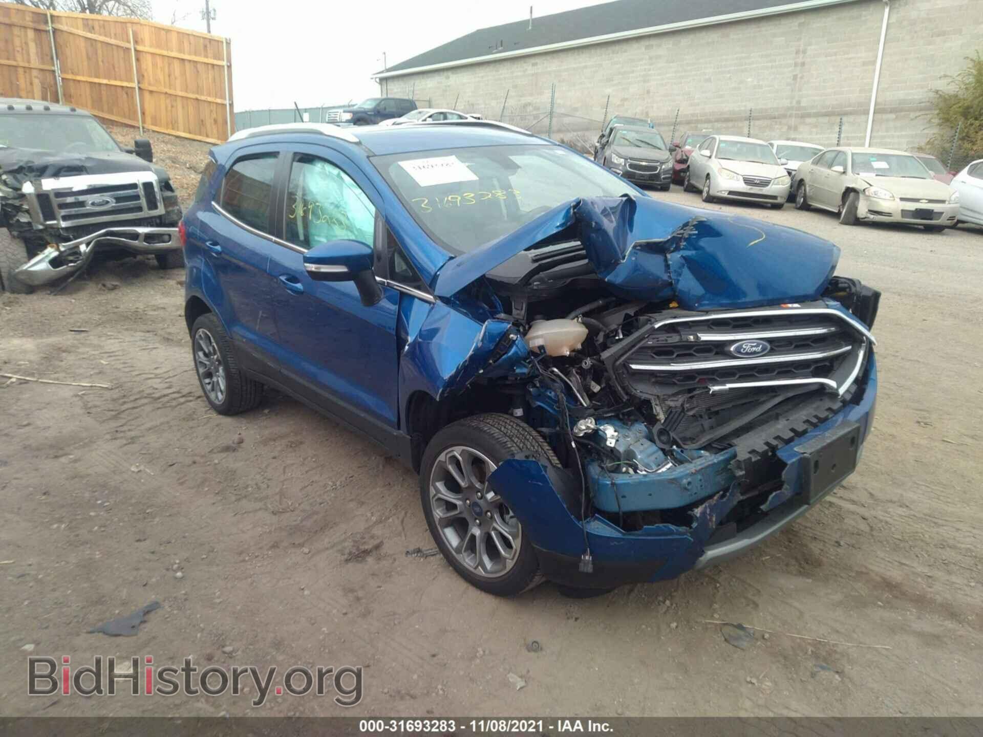 Photo MAJ6S3KL3KC261482 - FORD ECOSPORT 2019