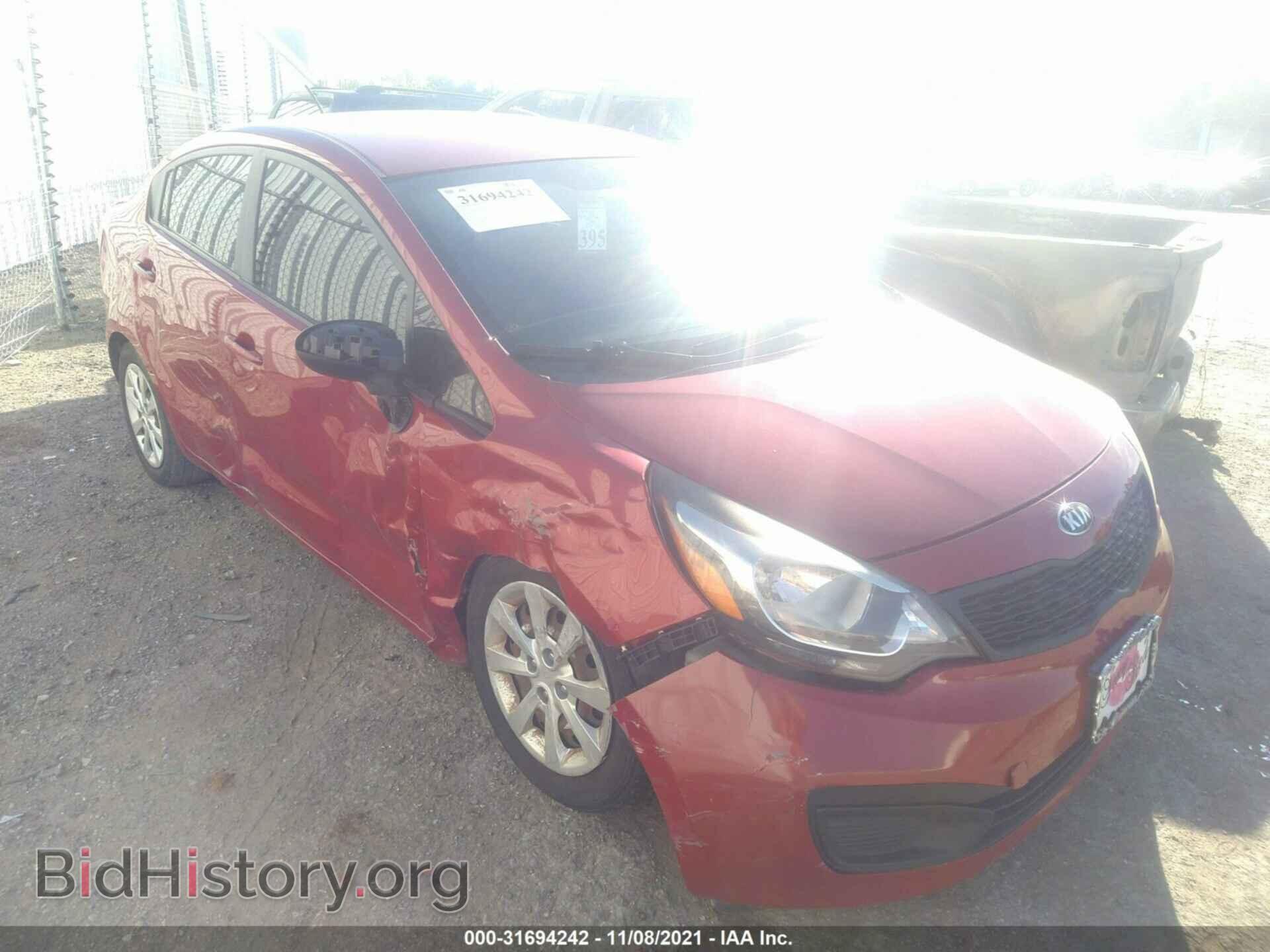 Фотография KNADM4A34F6506956 - KIA RIO 2015