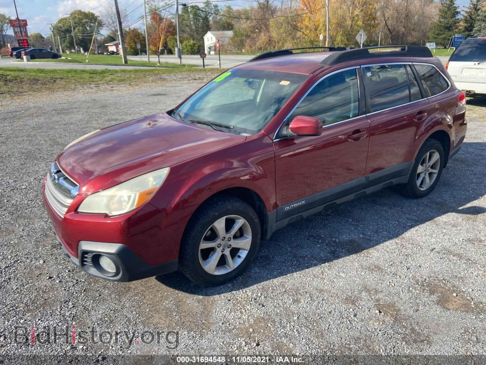 2013 SUBARU OUTBACK - VIN: 4S4BRCCCXD3203497 - Фото 2