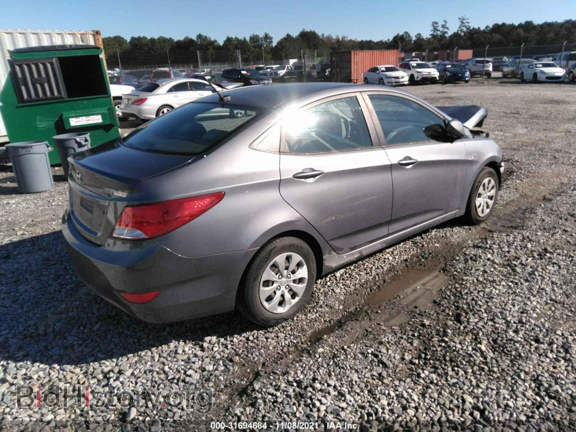 2017 HYUNDAI ACCENT - VIN: KMHCT4AE5HU212995 - Фото 4